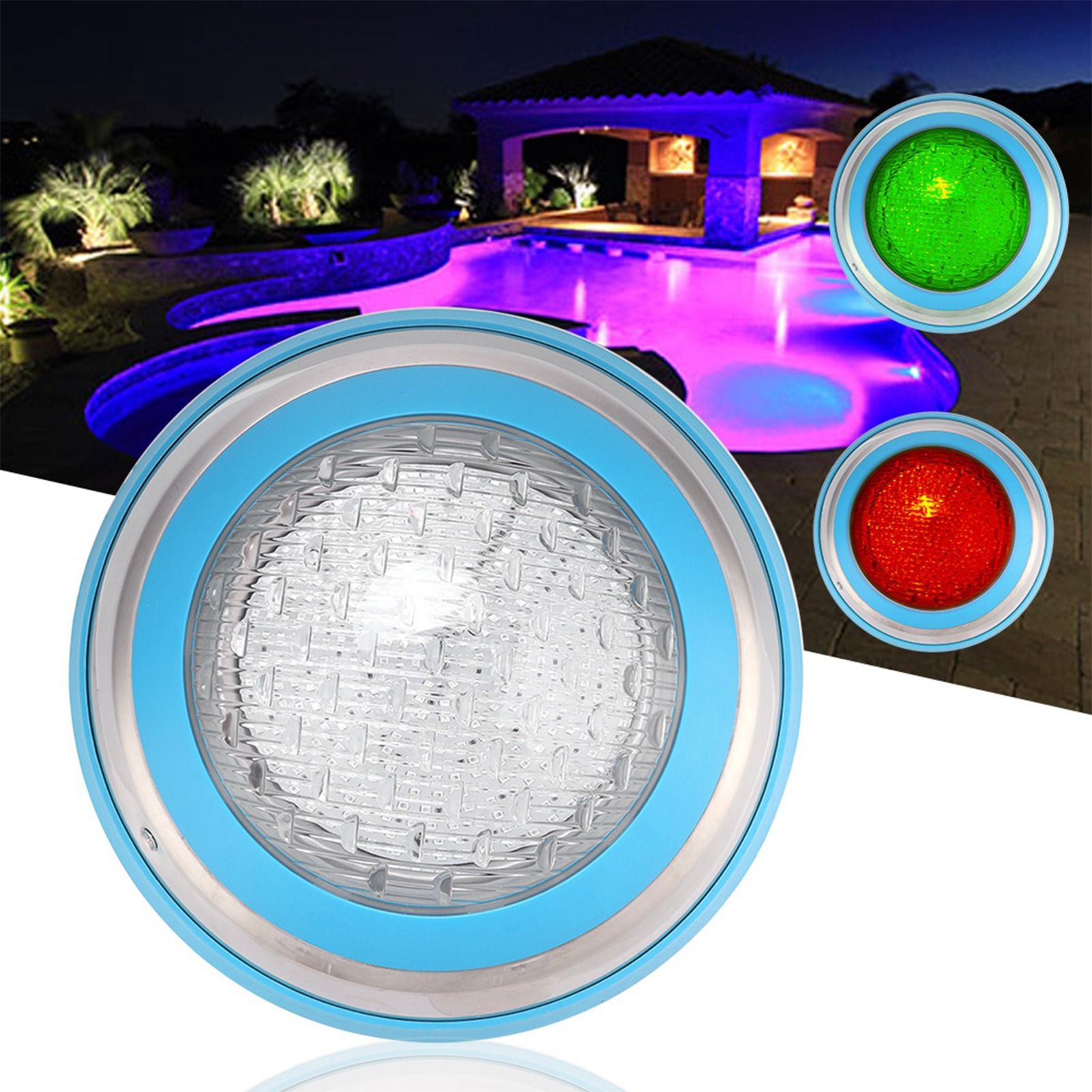 AC12V 35W 360LED Waterproof Pool Light Multicolor RGB Underwater Lamp with view 12