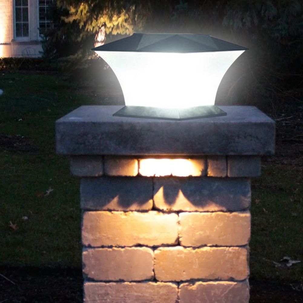 LED Solar Power Outdoor Wall Light Garden Landscape Fence Yard Lamp Villa view 6