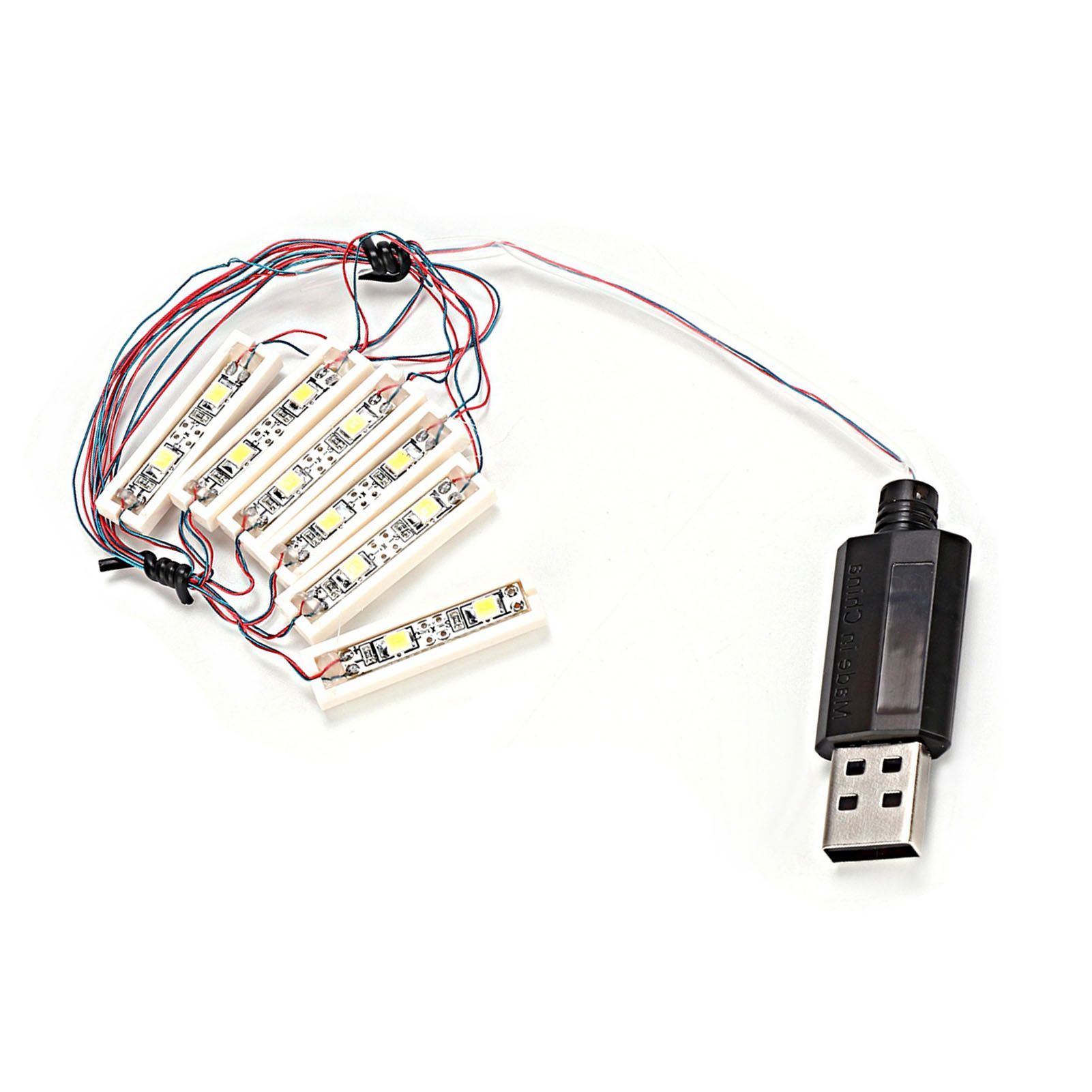 ABS Universal DIY LED Light USB Charging Shining Decoration Bricks Bartype Lamp view 6