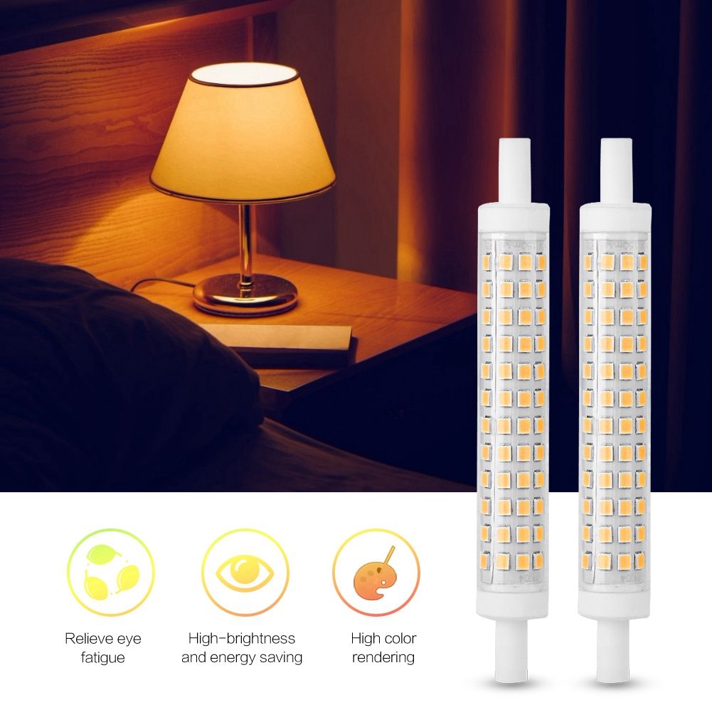 2pcs r7s 10W 120 LED Bulb Light Double Ended Halogen Lamp Replacement view 5