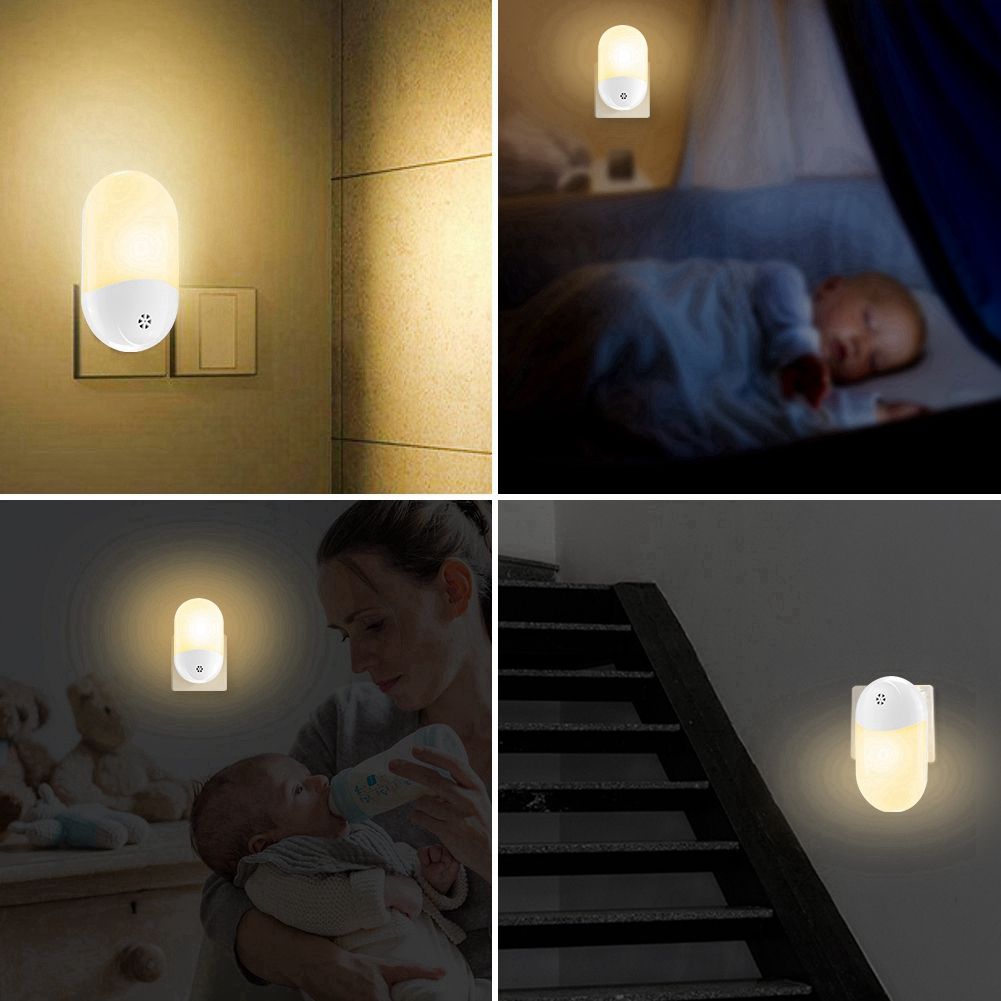 LED Light Sensor Night Lights Cabinet Lamp for Home Room Bedroom Study Indoor view 5