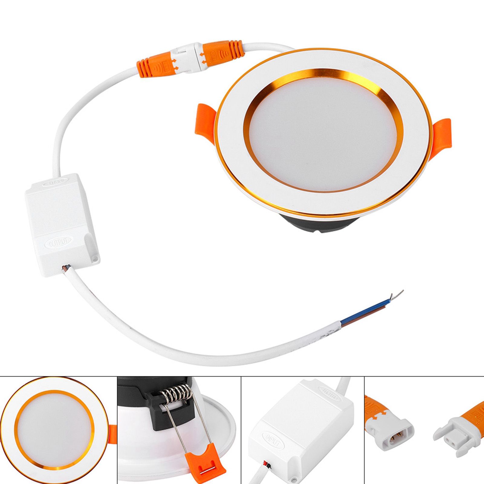 7W RGB+W Smart WIFI LED Downlight Ceiling Light Voice APP Control Lamp for view 3