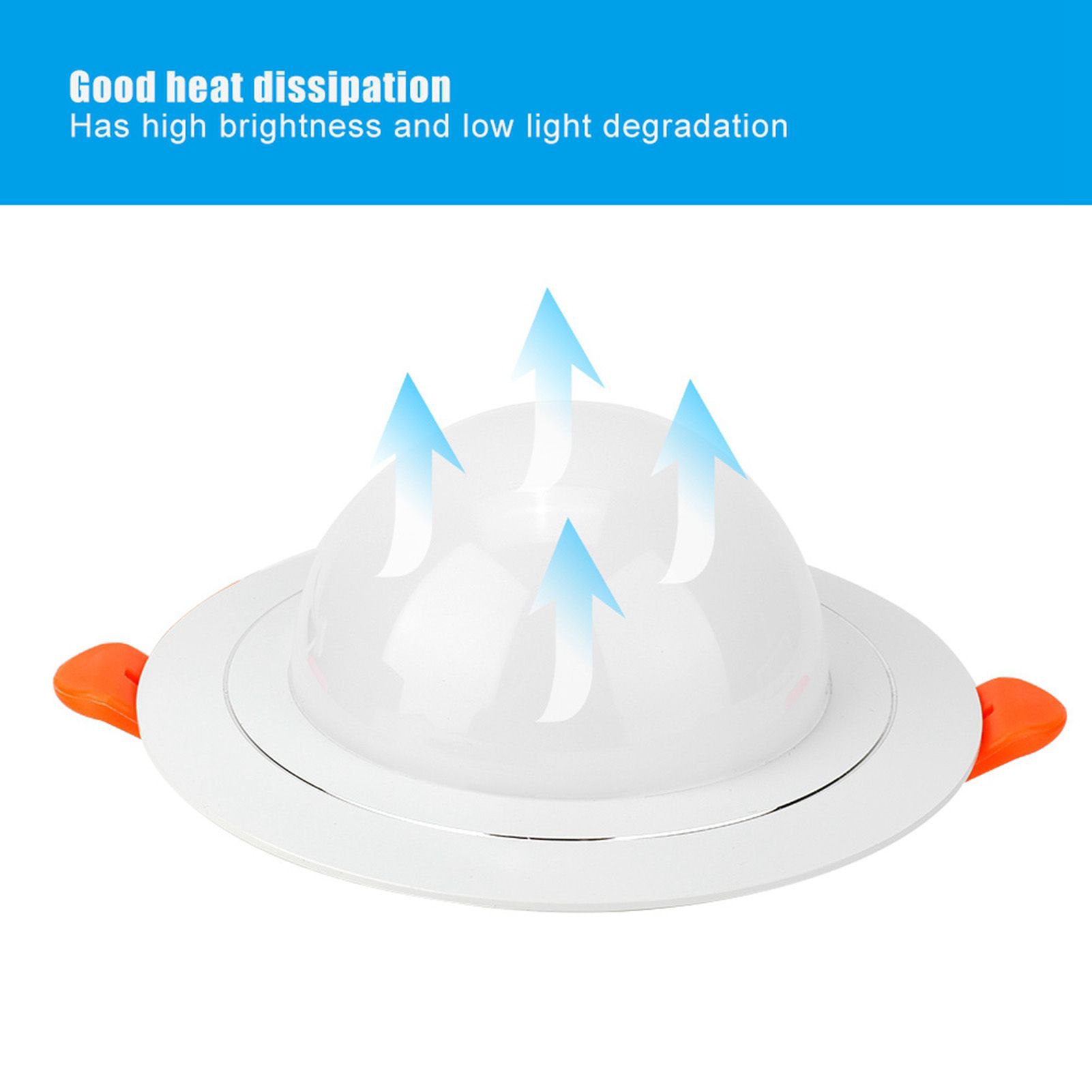 White 7W RGB+W Smart WIFI LED Downlight Ceiling Light Voice APP Control Lamp view 9
