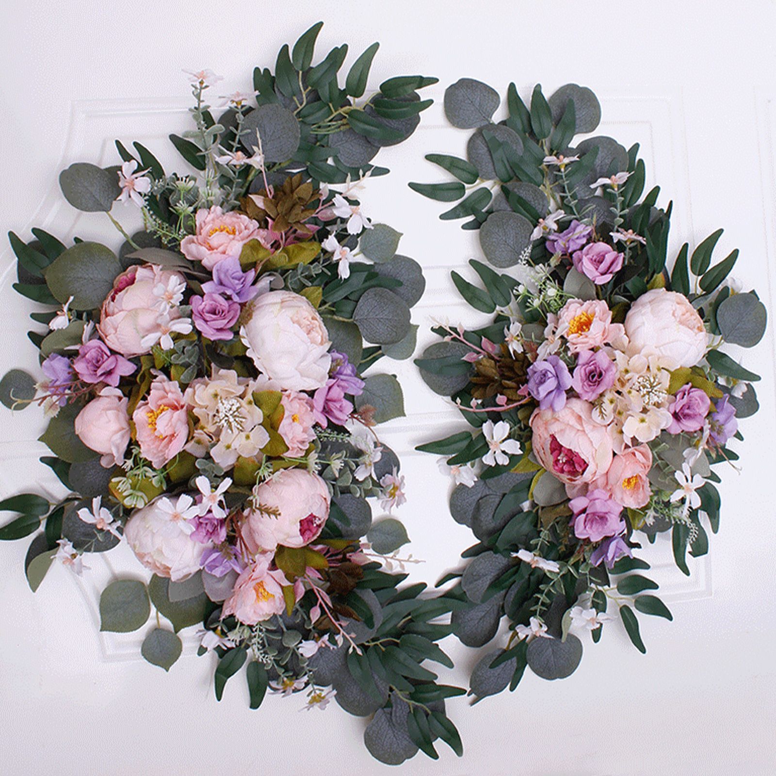 Artificial Wedding Arch Flowers Fake Faux Arch Flowers Decoration view 5