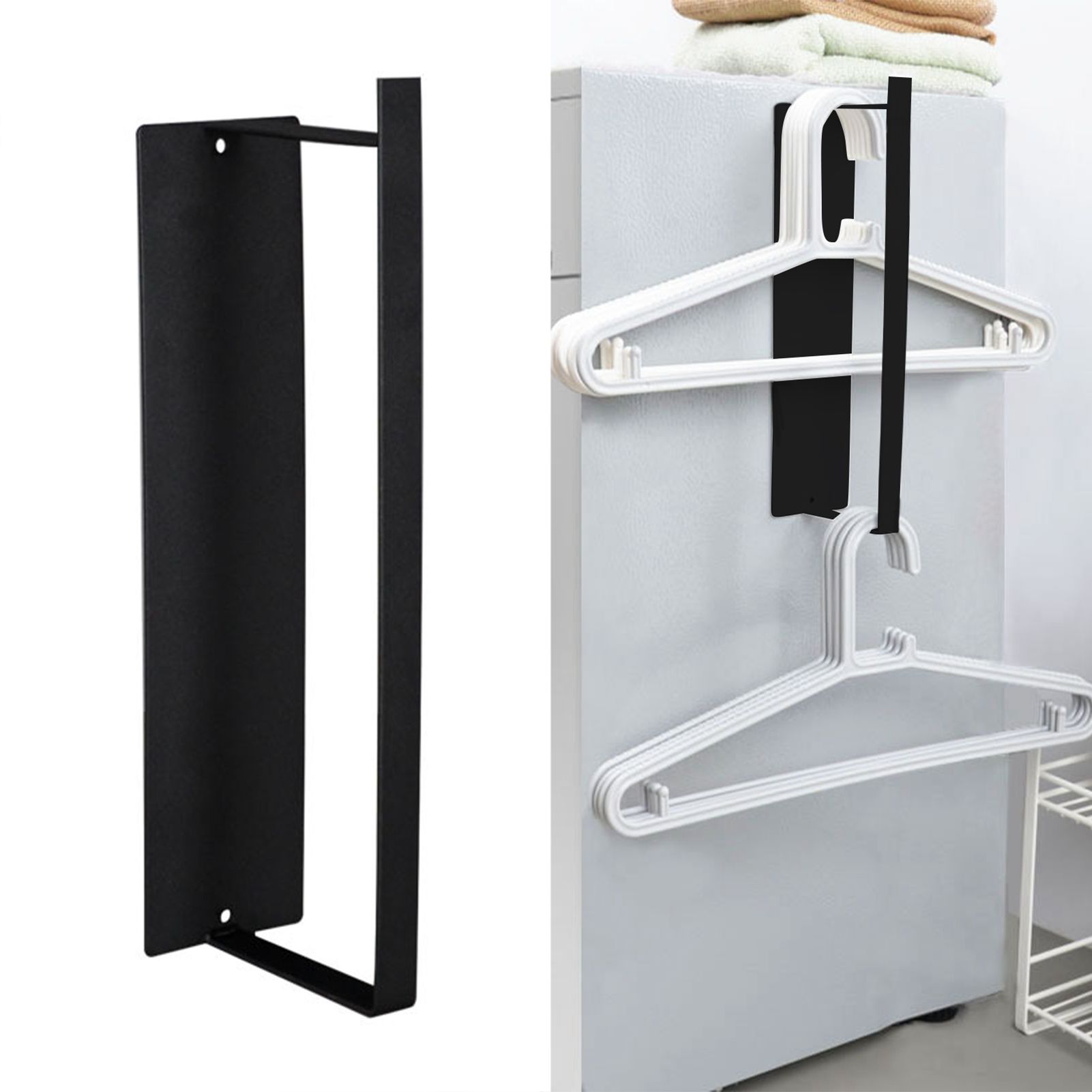 Washing Machine Side Hanger Non Punching Magnetic Hanger Storage Rack — image 1