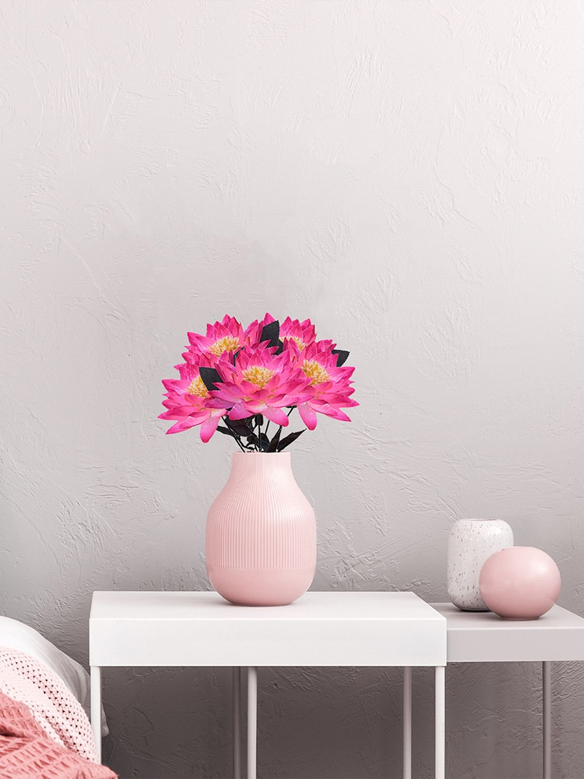 Artificial Lotus Fake Flower Bedroom Decoration Multifunctional Weddings view 7