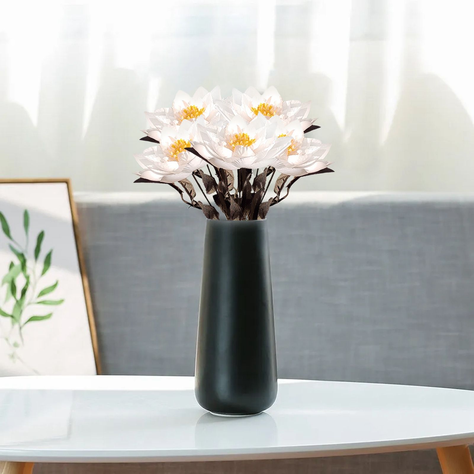 Artificial Lotus Fake Flower Bedroom Decoration Multifunctional Weddings view 5