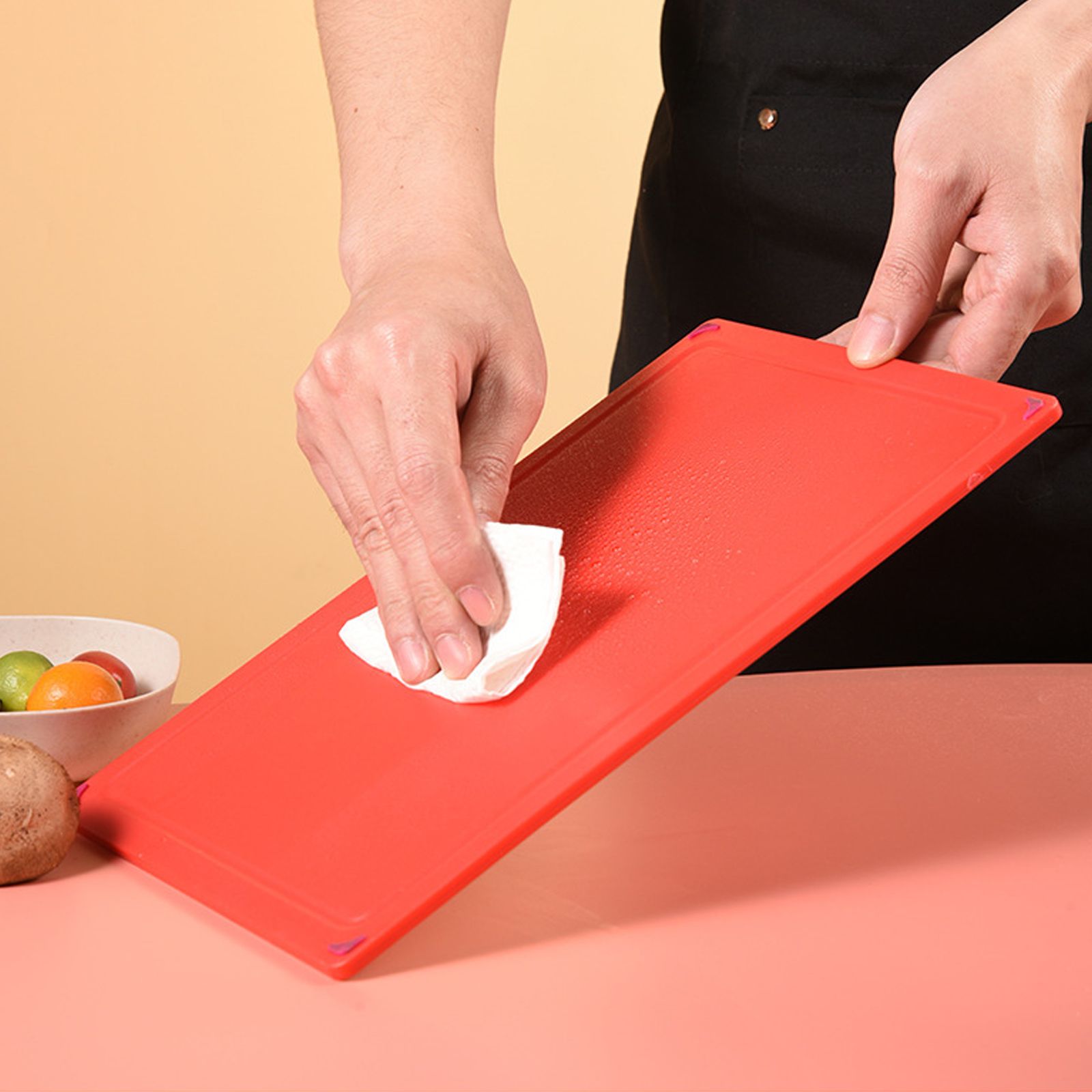 4 Pcs Creative Complementary Food Special Wheat Straw Cutting Board PP Plastic view 10