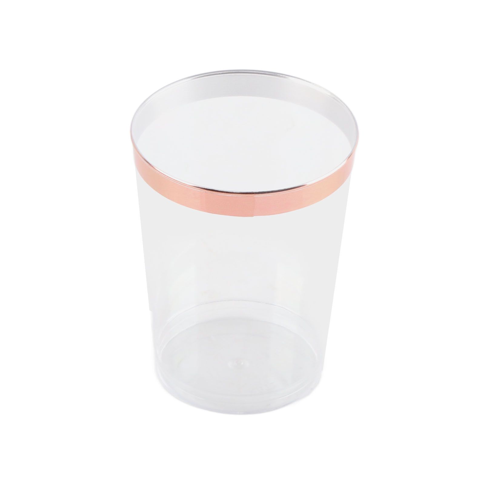 20pcs 9oz 270ml Hard Plastic Airline Cup Water Cup Wine Glass For Dessert view 2
