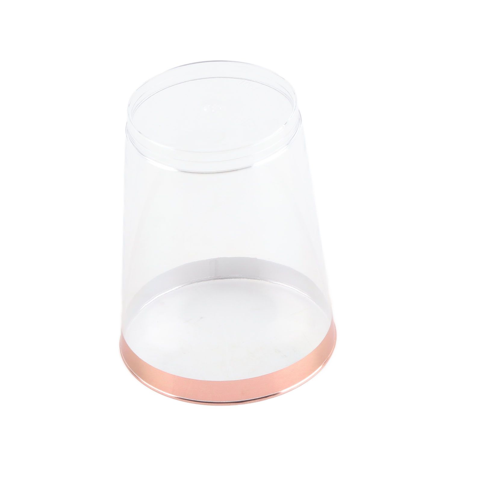 20pcs 9oz 270ml Hard Plastic Airline Cup Water Cup Wine Glass For Dessert view 4
