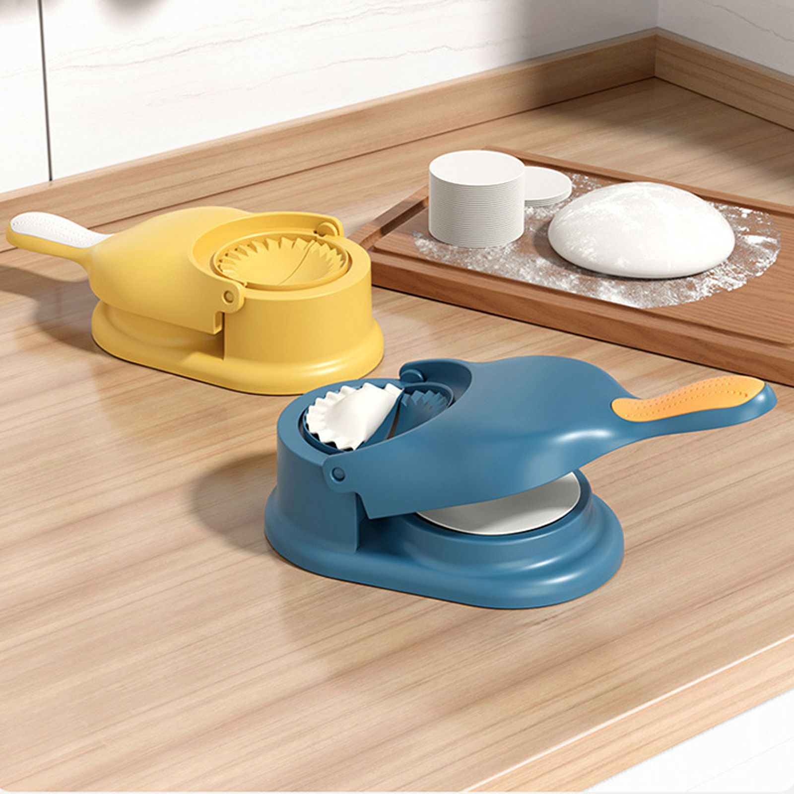 Dumpling Maker 2 in 1 Practical Dumpling Skin Maker Machine Household Easy to view 8