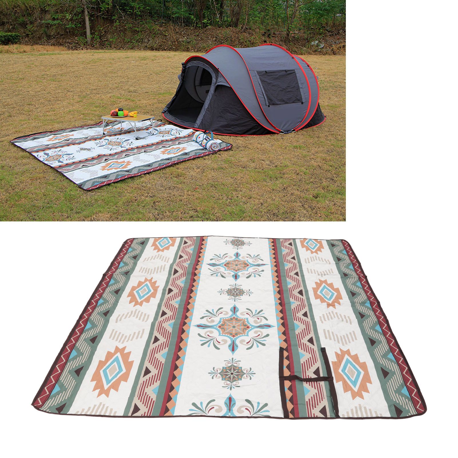 Camping Rug 210D Oxford Cloth Thickened Waterproof Machine Washable Picnic Mat view 11