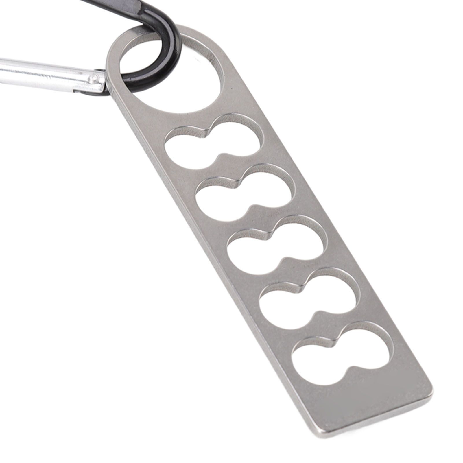 Tent Peg Organizer with Buckle 304 Stainless Steel Camping Nail Holder Tent view 13