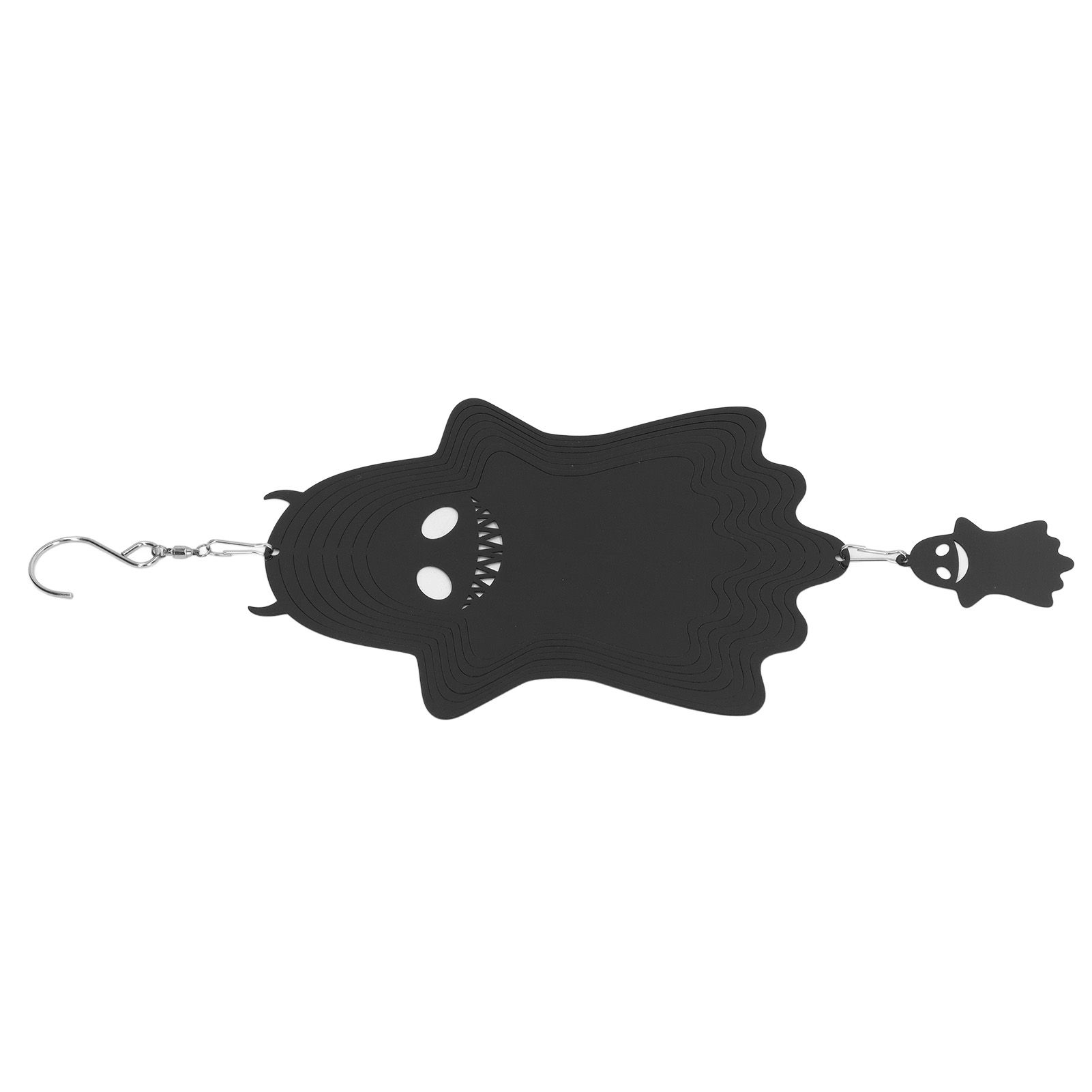 Ghost Wind Chimes Stainless Steel Wind Bell 3D Ghost Wind Spinners Halloween view 6