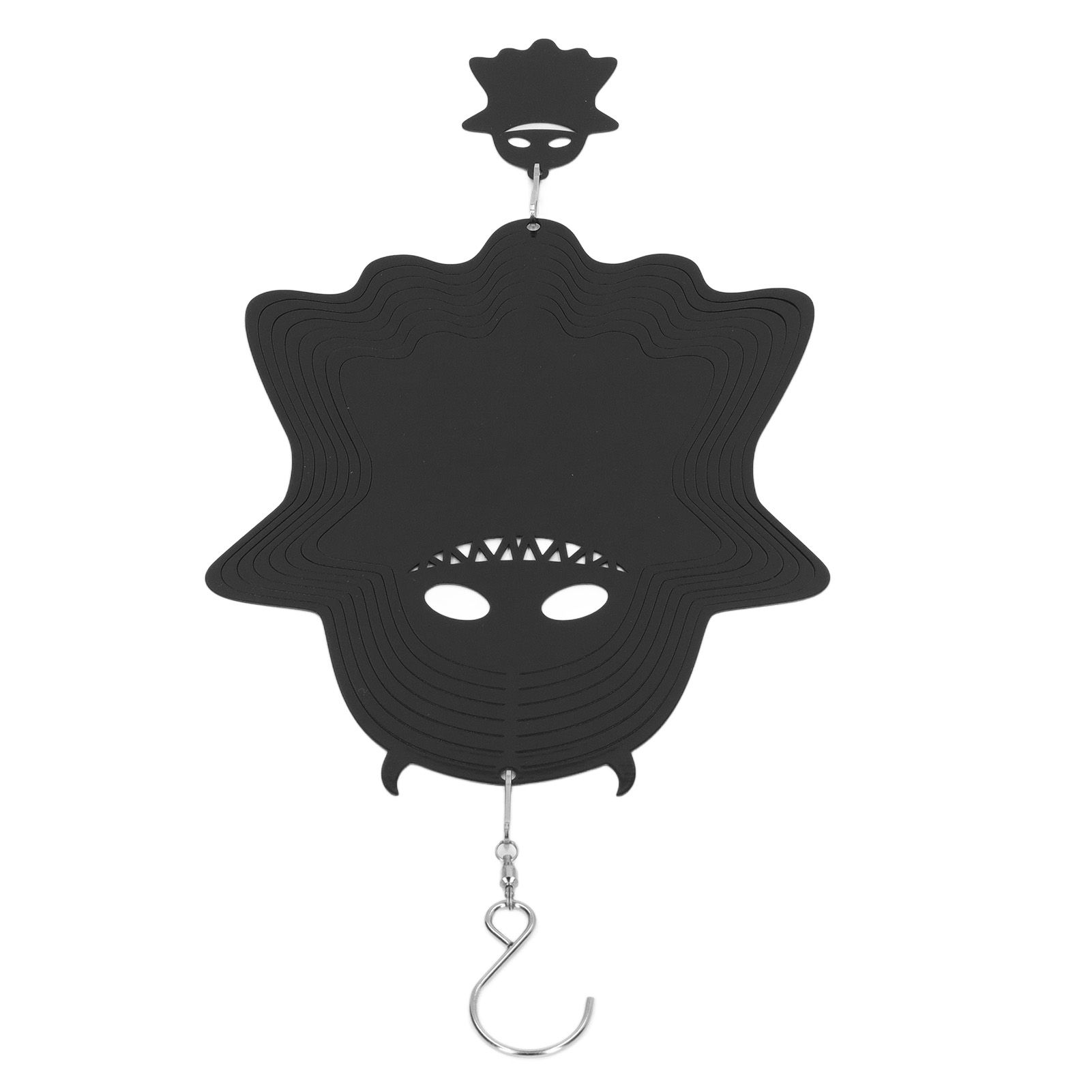 Ghost Wind Chimes Stainless Steel Wind Bell 3D Ghost Wind Spinners Halloween view 8