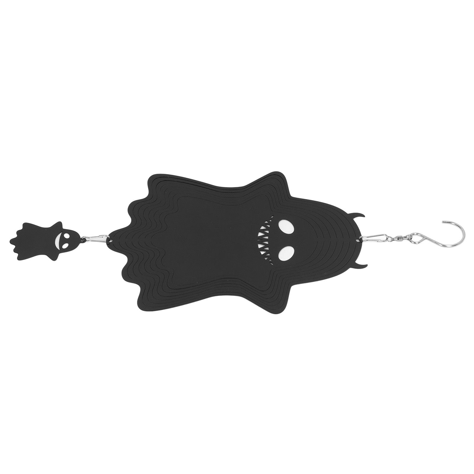 Ghost Wind Chimes Stainless Steel Wind Bell 3D Ghost Wind Spinners Halloween view 10