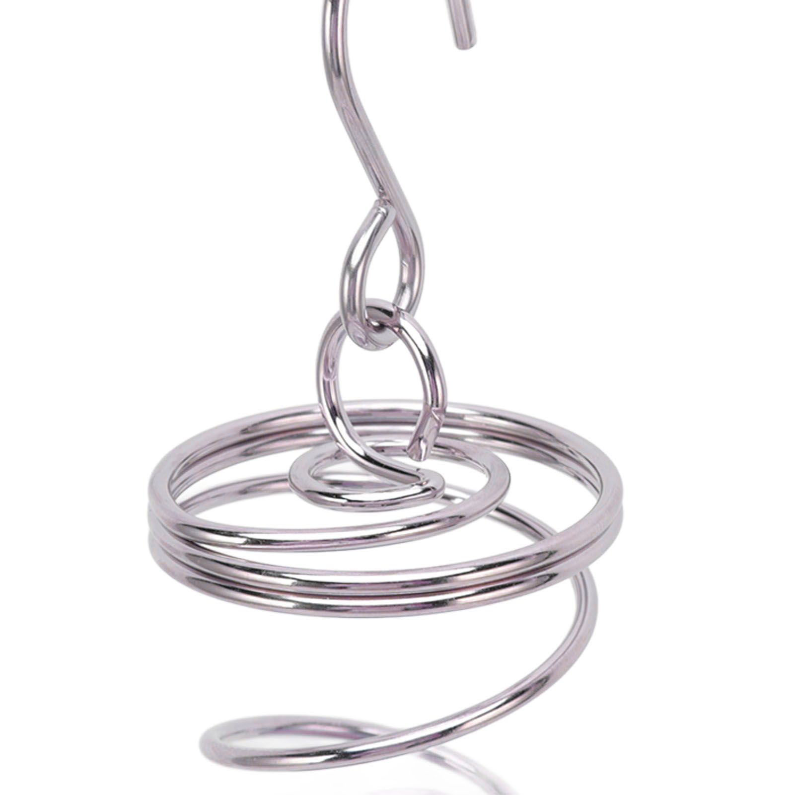 2Pcs Gazing Ball Spiral Tail Wind Spinner Stabilizer Stainless Steel Spiral view 13