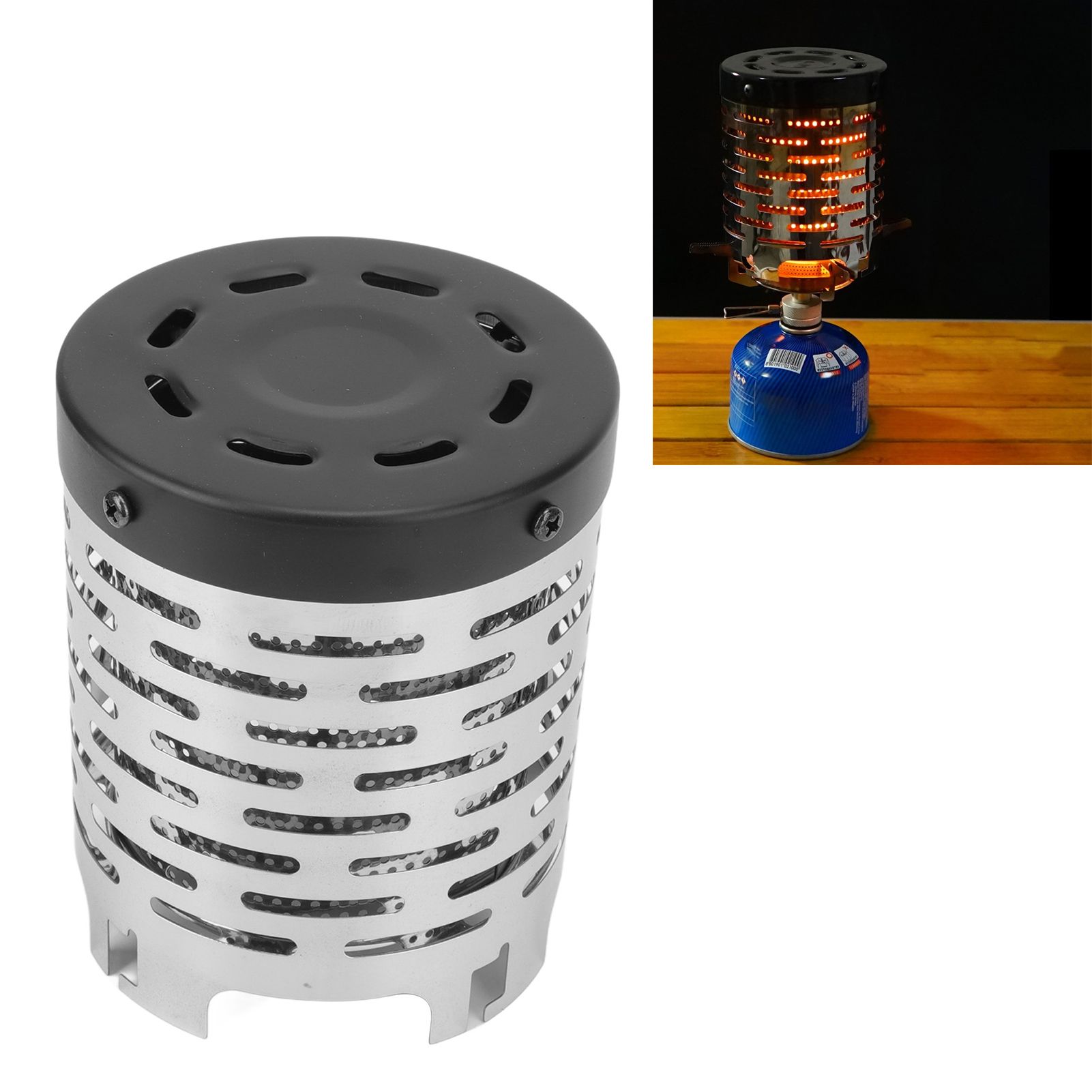 Camping Heating Stove Cover Portable Mini Stainless Steel Outdoor Camping view 12