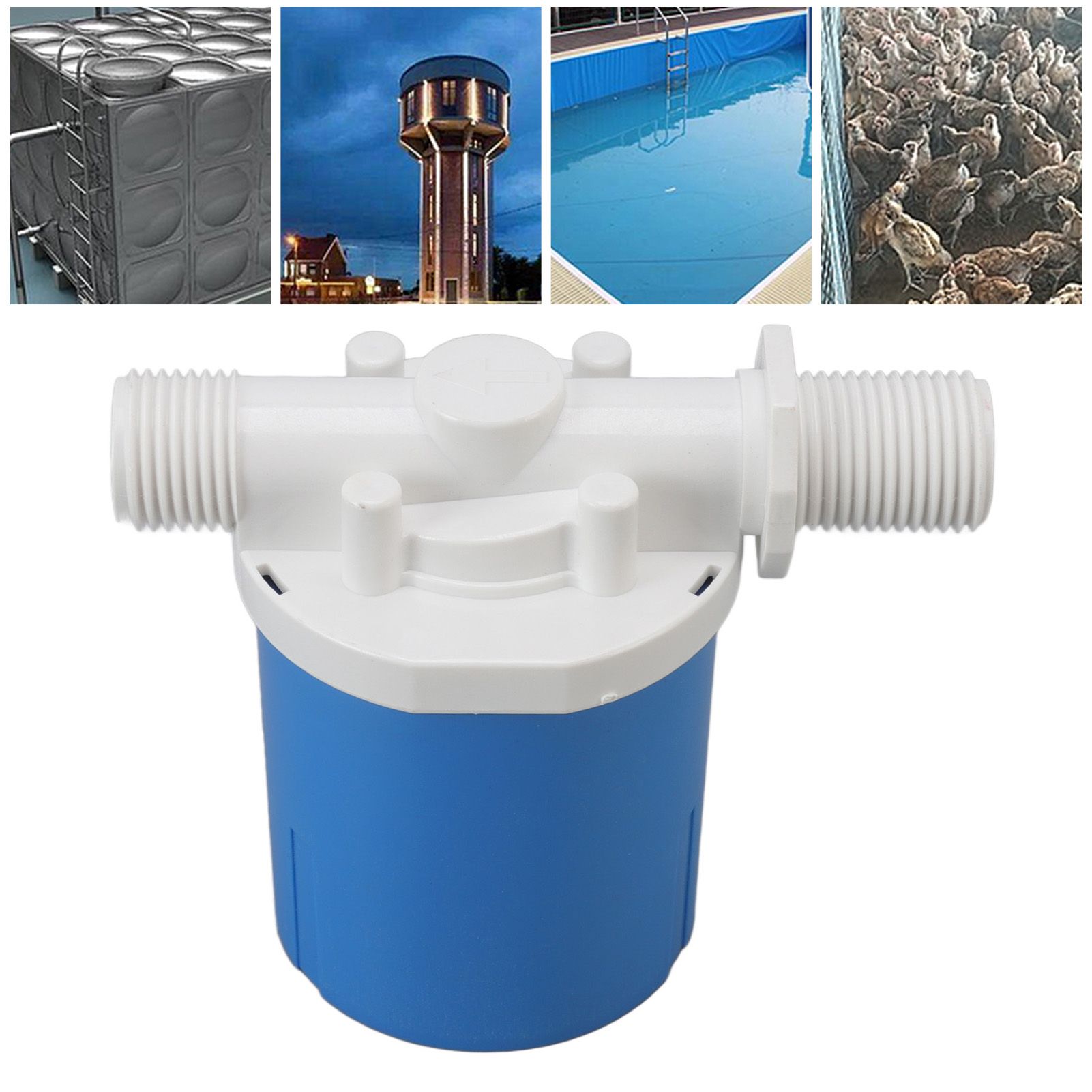 Automatic Float Valve Plastic Compact Leakage Proof Inner Water Level Control view 11