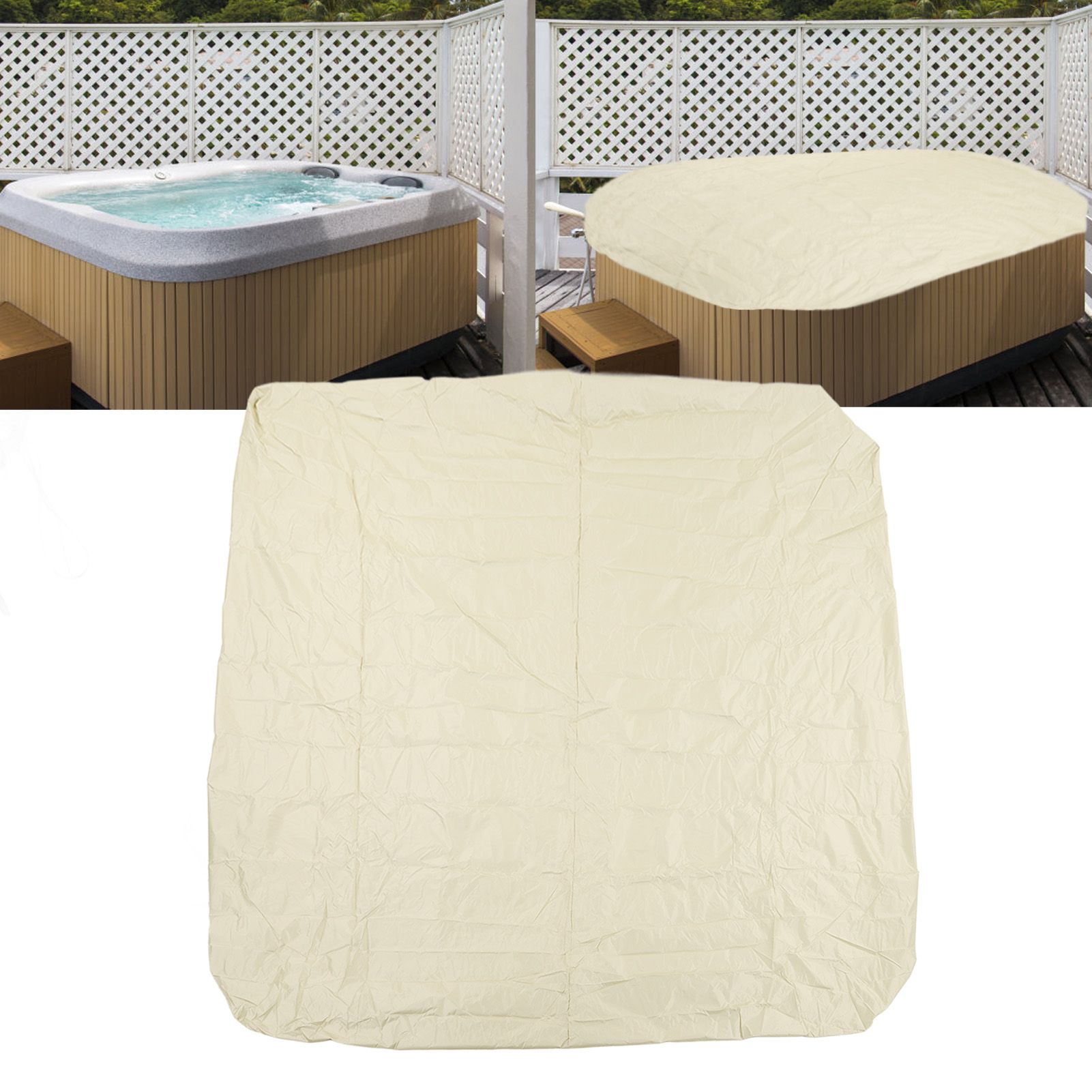 Outdoor Bathtub Dust Cover 190 Silver Coated Polyester Taffeta Waterproof Hot view 12
