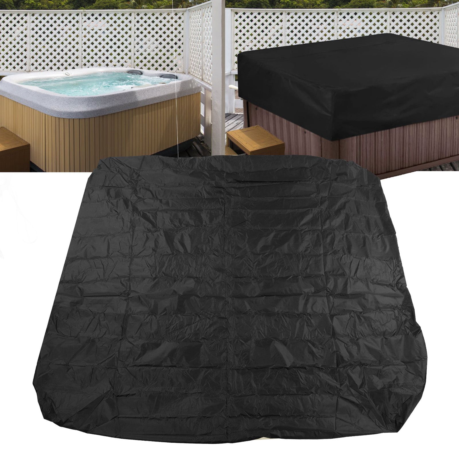 Outdoor Bathtub Dust Cover 190 Silver Coated Polyester Taffeta Waterproof Hot view 12