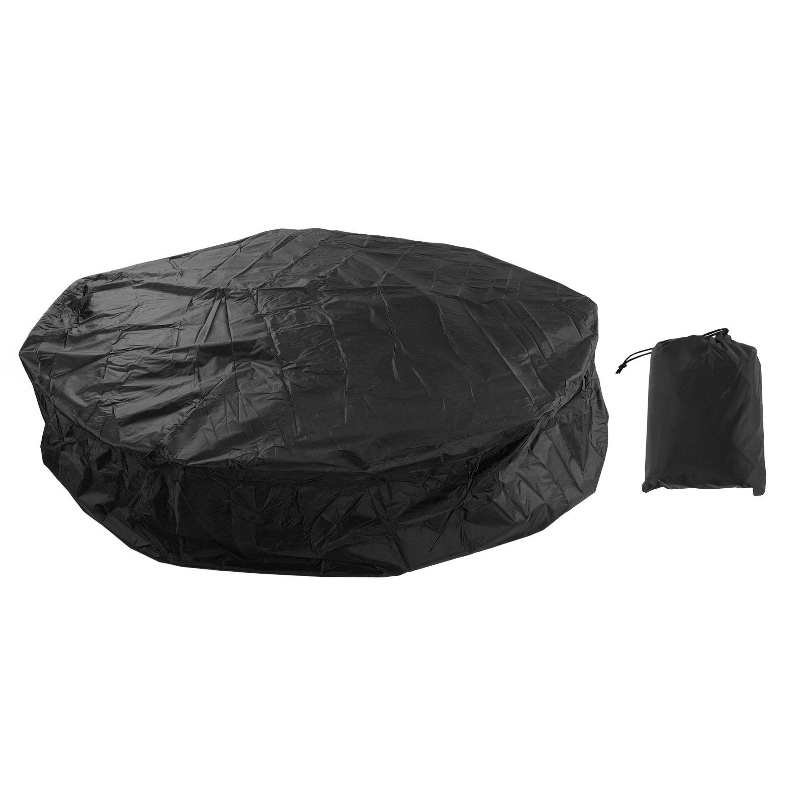 Outdoor Furniture Dust Covers Round Bathtub Cover 190 Silver Polyester Taffeta — image 1