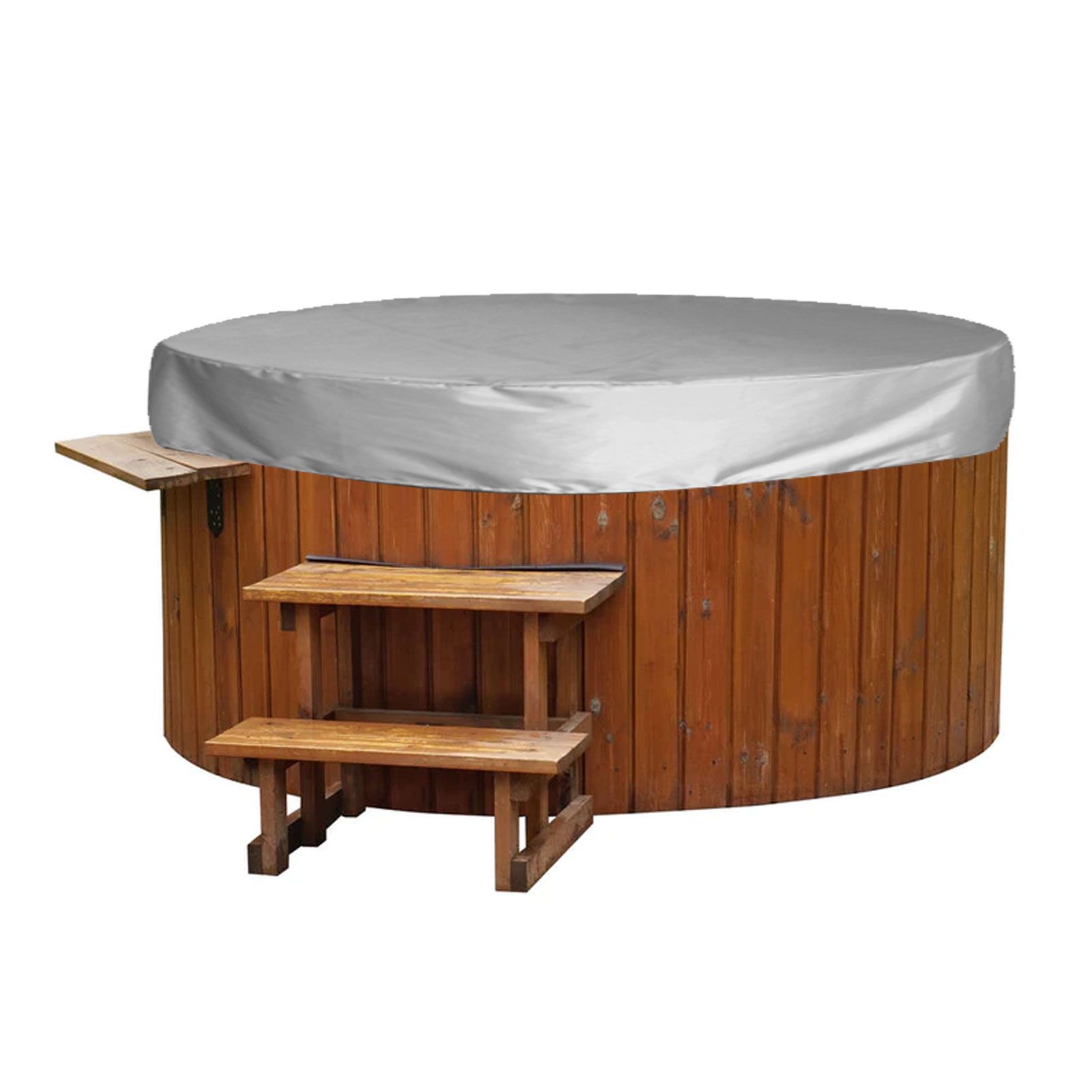 Outdoor Furniture Dust Covers Round Bathtub Cover 190 Silver Polyester Taffeta view 11