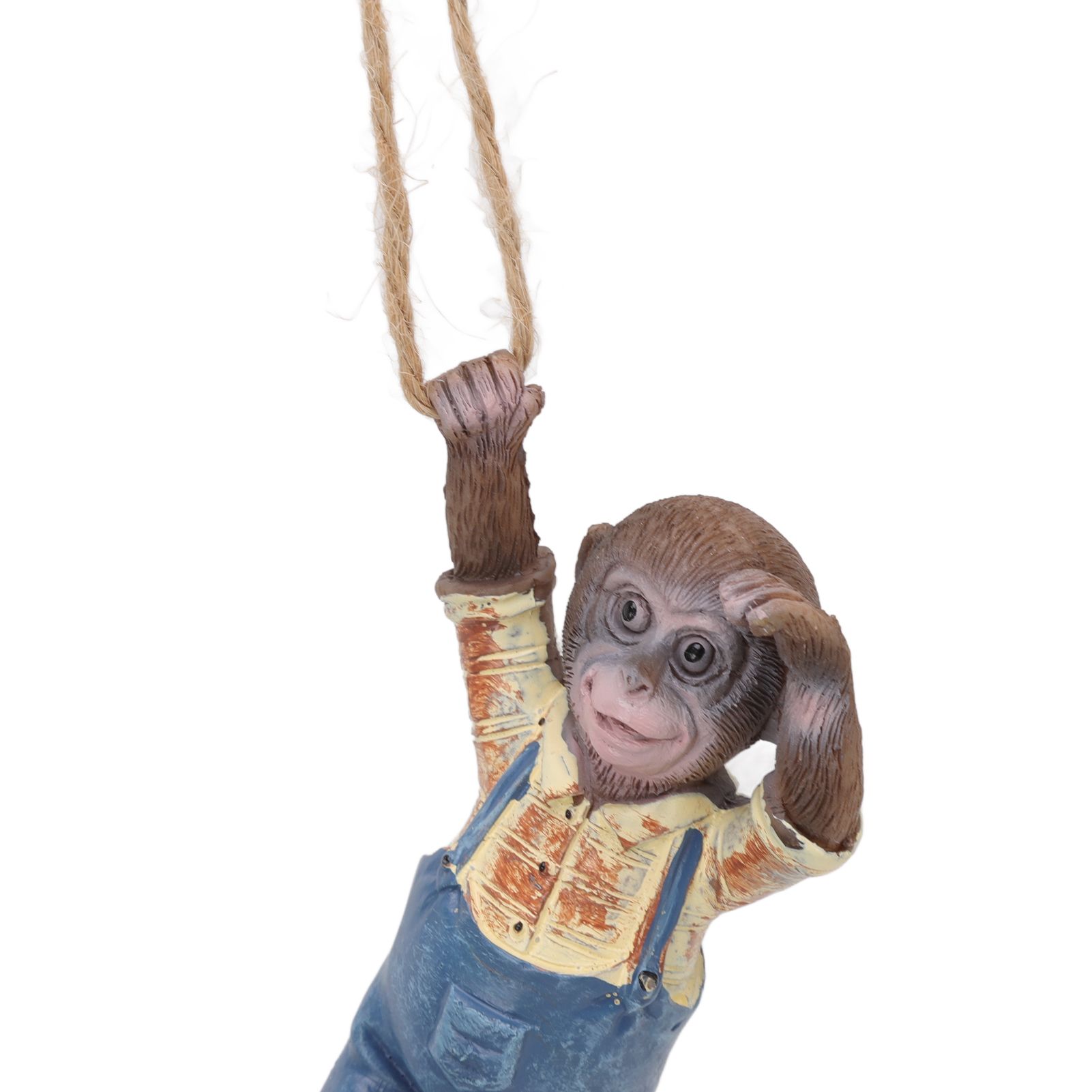 Garden Monkey Statues Cute Simulation Resin Hanging Monkey Garden Ornament for view 14