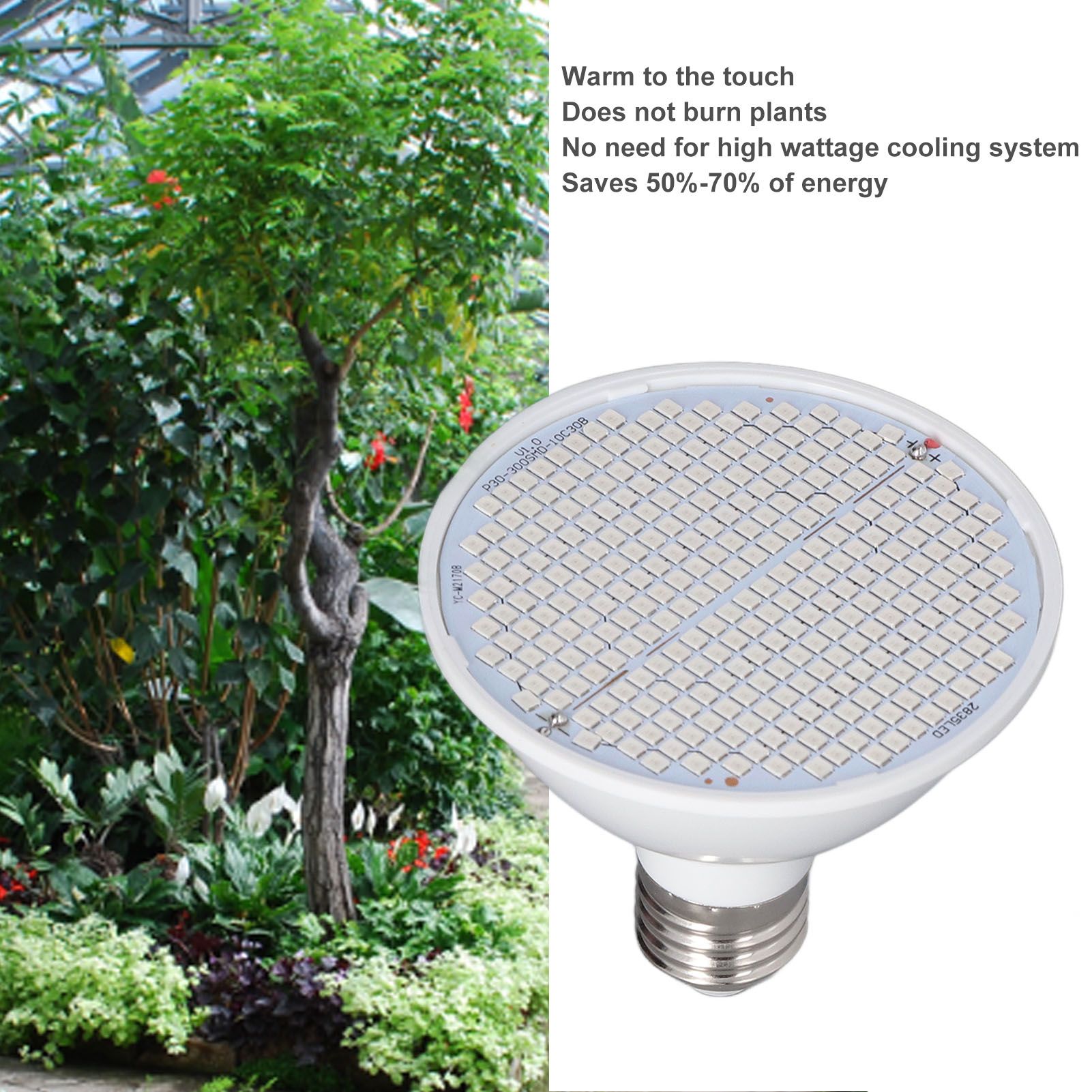 Plant Light E27 Bulb Red Blue Light E27 LED Grow Bulb for Indoor Seedlings view 14
