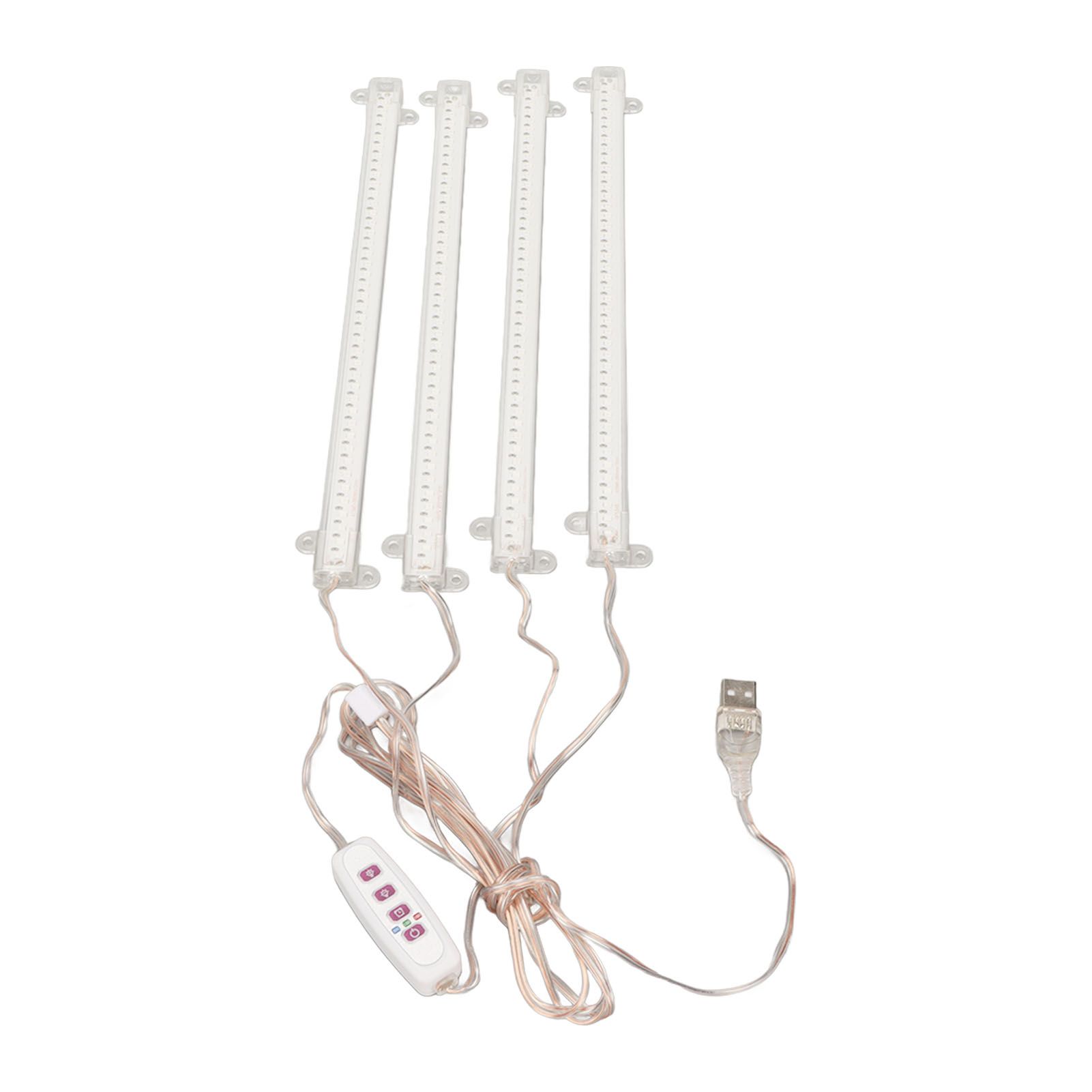 Plant Grow Light 4 Heads USB Plug Dimmable Timer Function Full Spectrum LED view 3