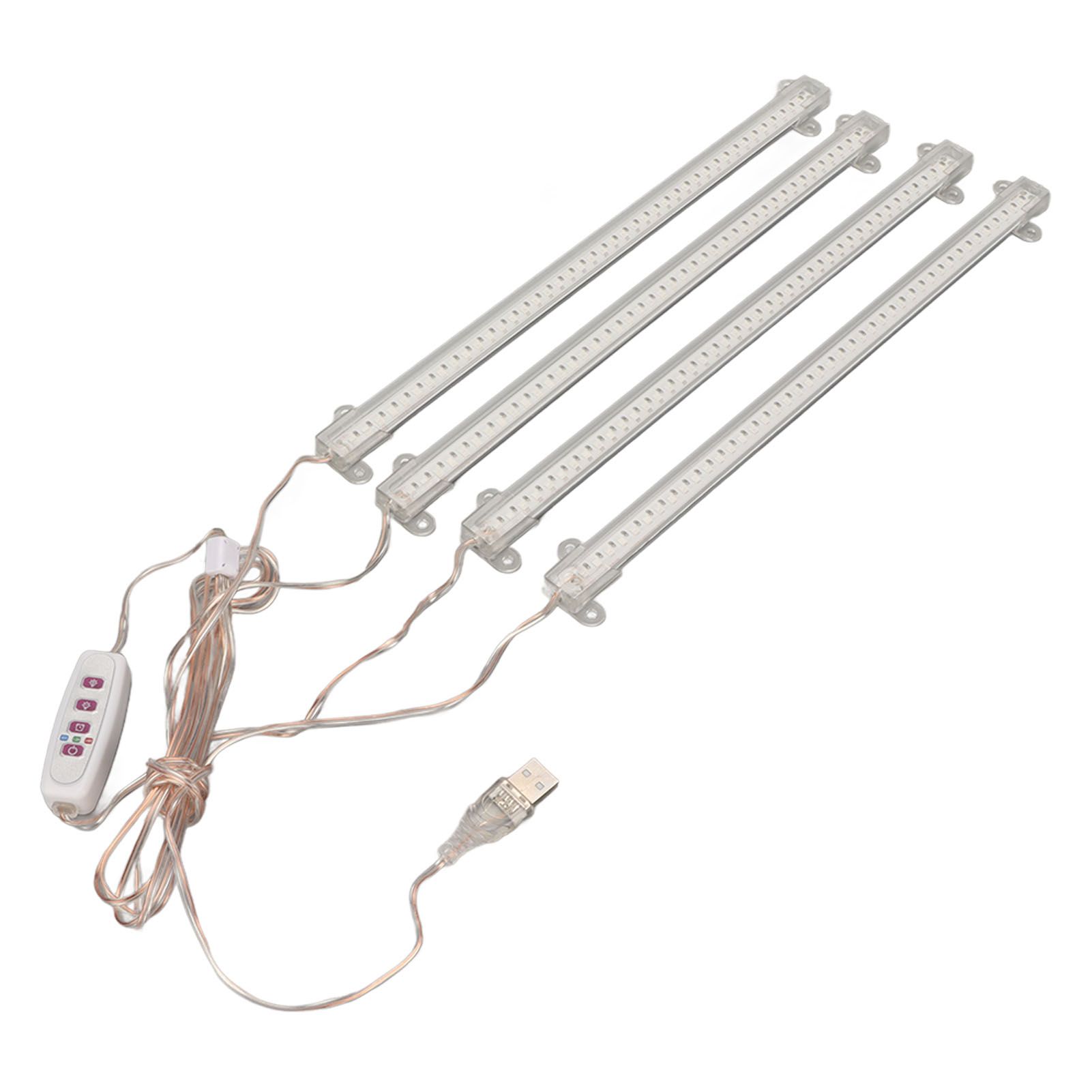 Plant Grow Light 4 Heads USB Plug Dimmable Timer Function Full Spectrum LED view 4