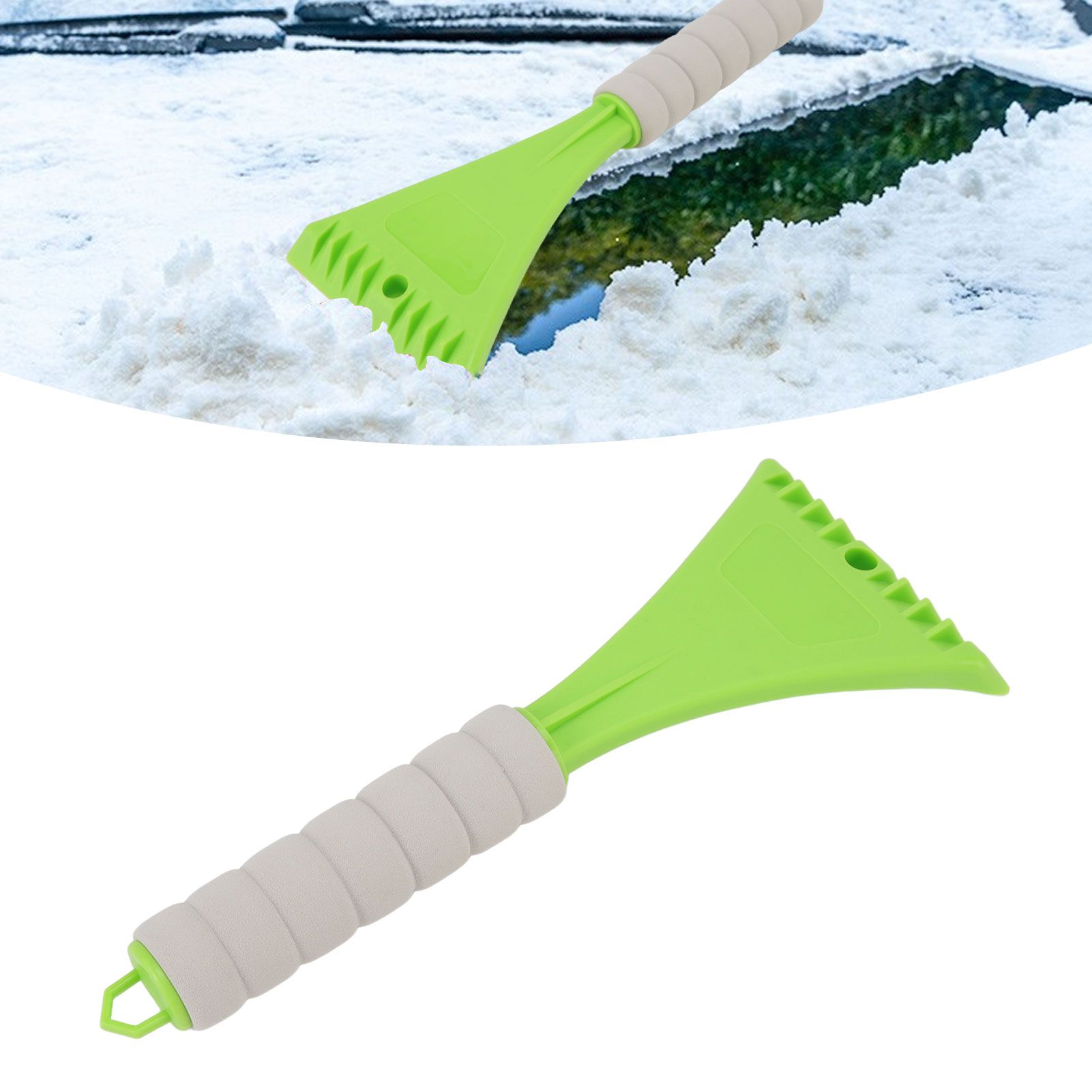 Car Windshield Scraper PP With EVA Foam Handle Car Window Snow Remover for view 11