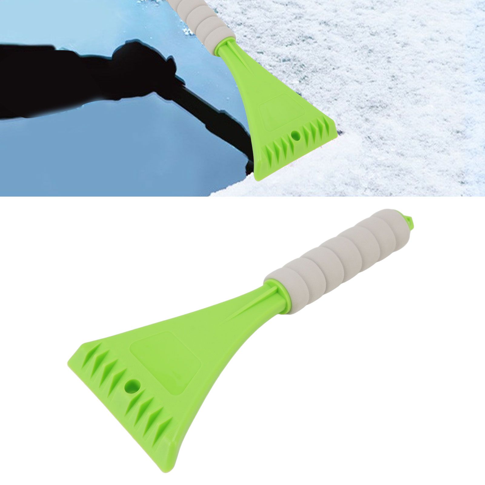 Car Windshield Scraper PP With EVA Foam Handle Car Window Snow Remover for view 12