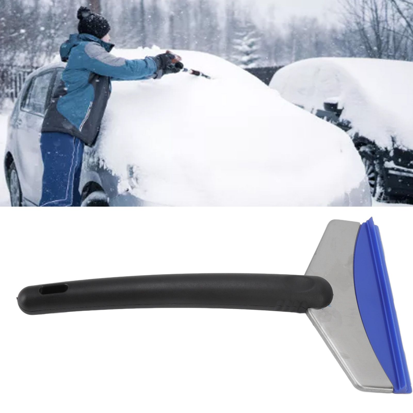 Snow Shovel Car Ice Scraper Car Window Snow Ice Shovel Windshield Defrost Snow view 11