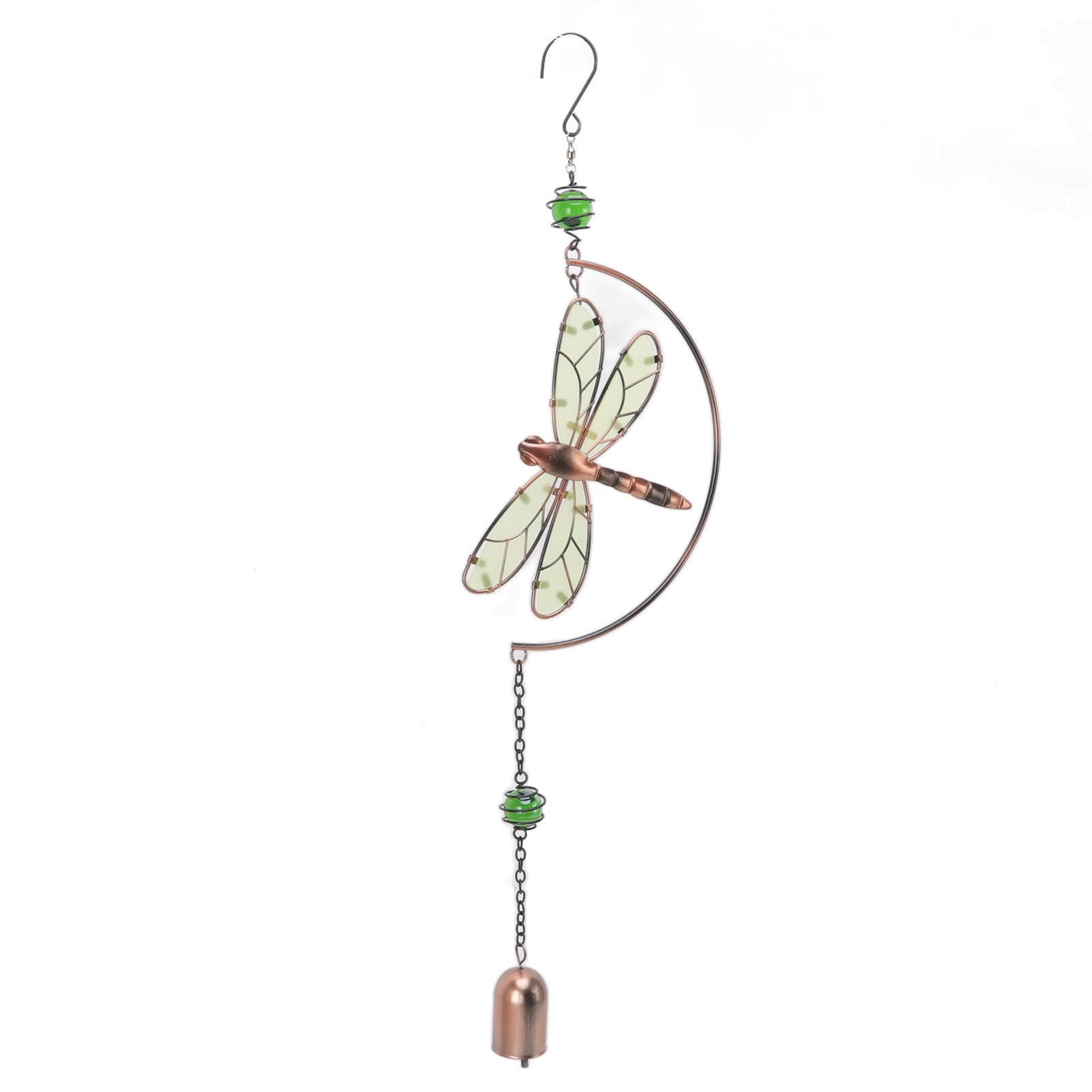 Dragonfly Wind Chimes Waterproof Beautiful Melody Iron Hanging Ornaments for view 5