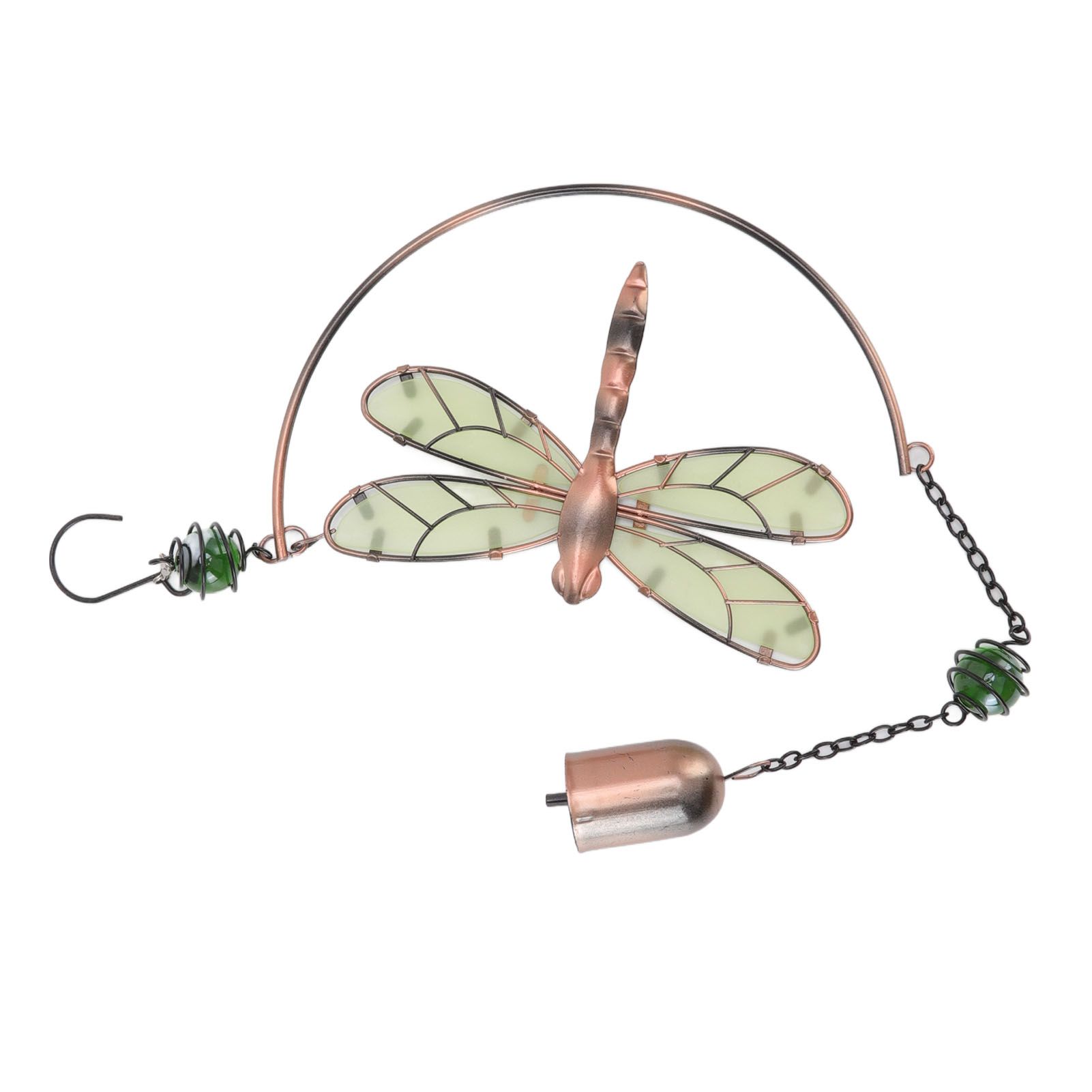 Dragonfly Wind Chimes Waterproof Beautiful Melody Iron Hanging Ornaments for view 6