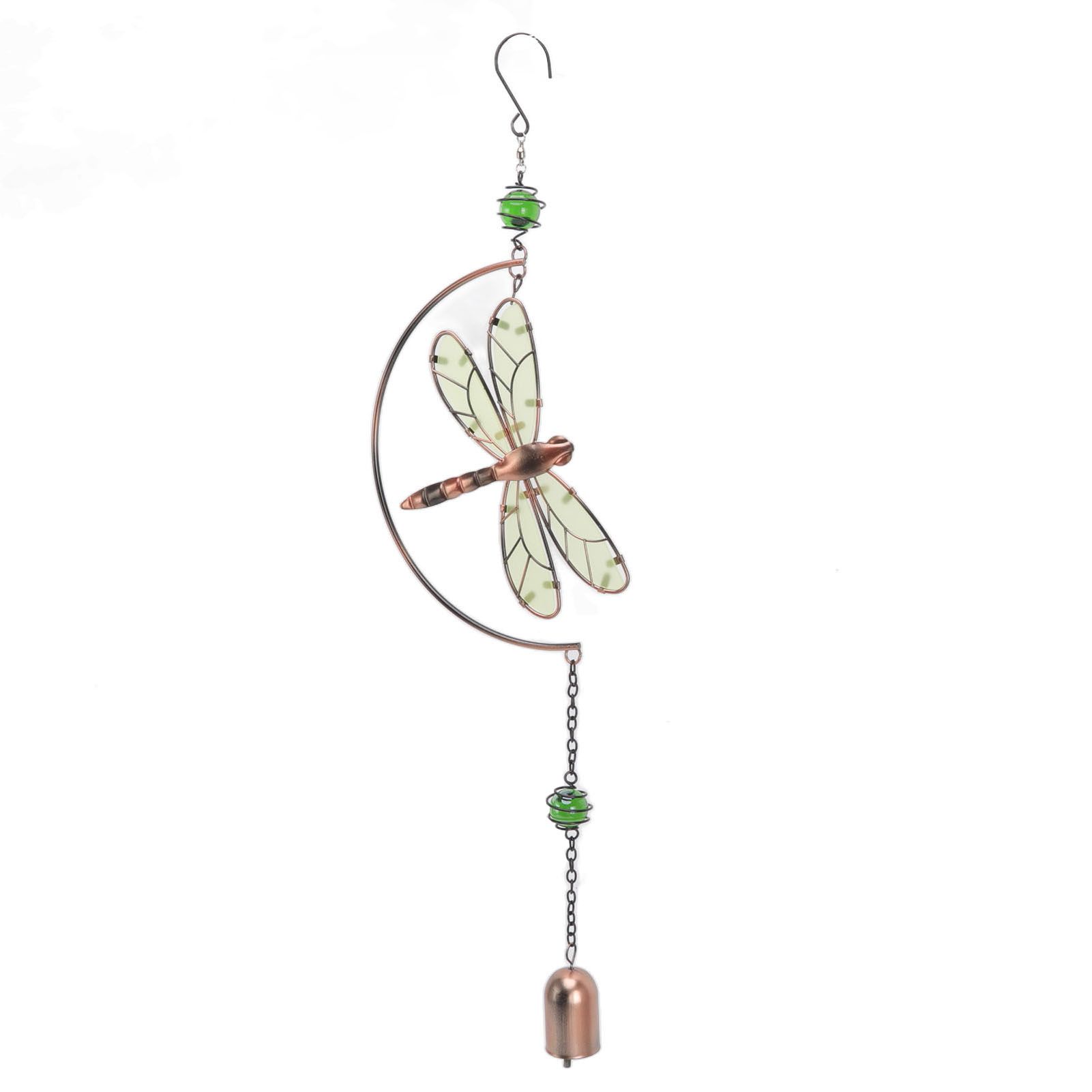 Dragonfly Wind Chimes Waterproof Beautiful Melody Iron Hanging Ornaments for view 7