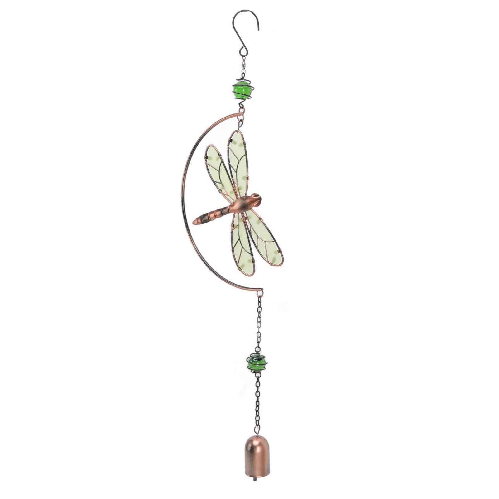 Dragonfly Wind Chimes Waterproof Beautiful Melody Iron Hanging Ornaments for view 8