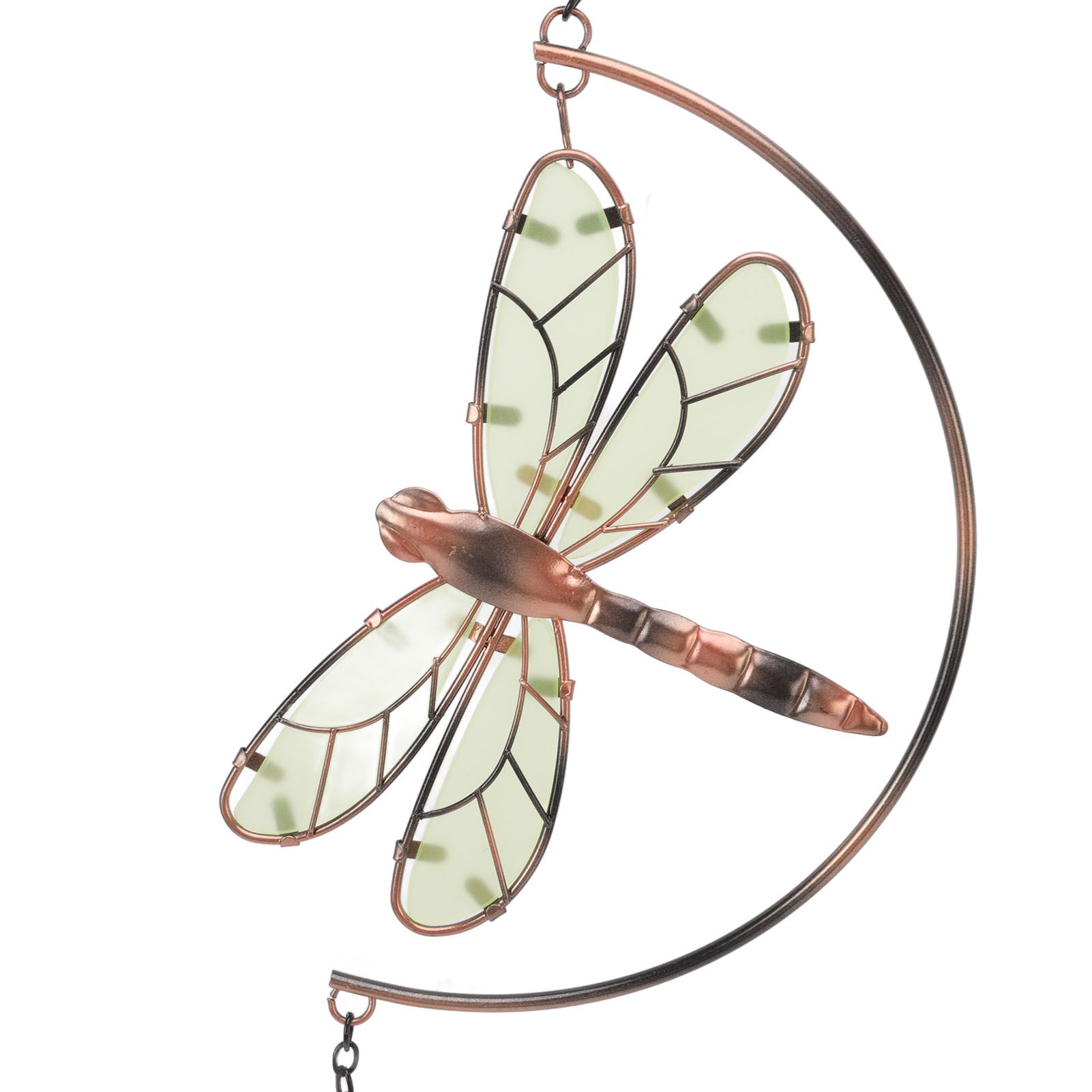 Dragonfly Wind Chimes Waterproof Beautiful Melody Iron Hanging Ornaments for view 13