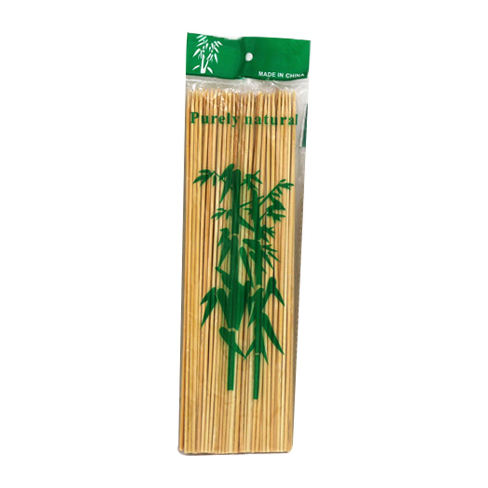 Disposable Barbecue Skewers Bamboo for Barbecue BBQ Appetiser Fruit Kabob — image 1