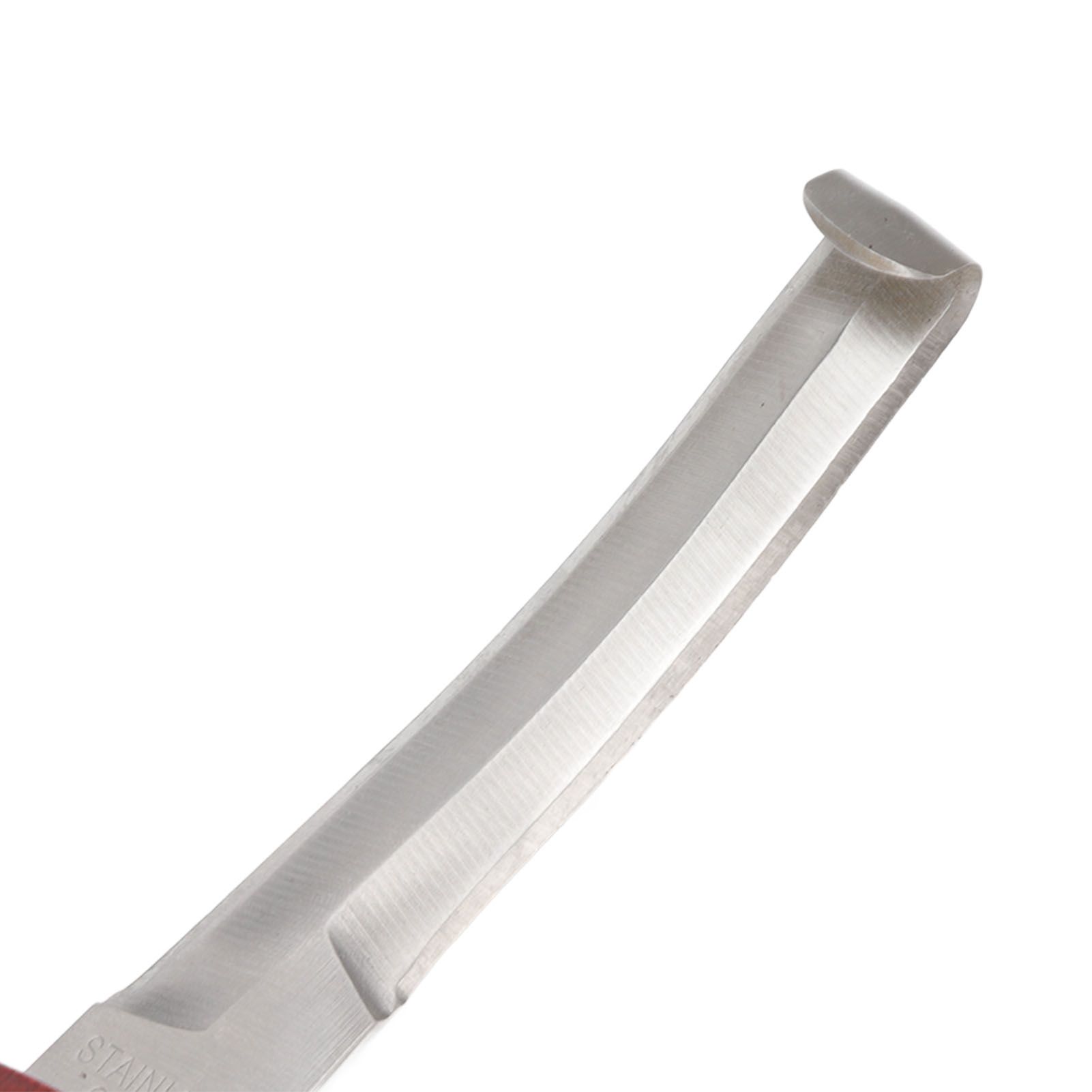 Hoof Knife Razor Stainless Steel Double Sided Blade Ergonomic Wooden Handle view 14