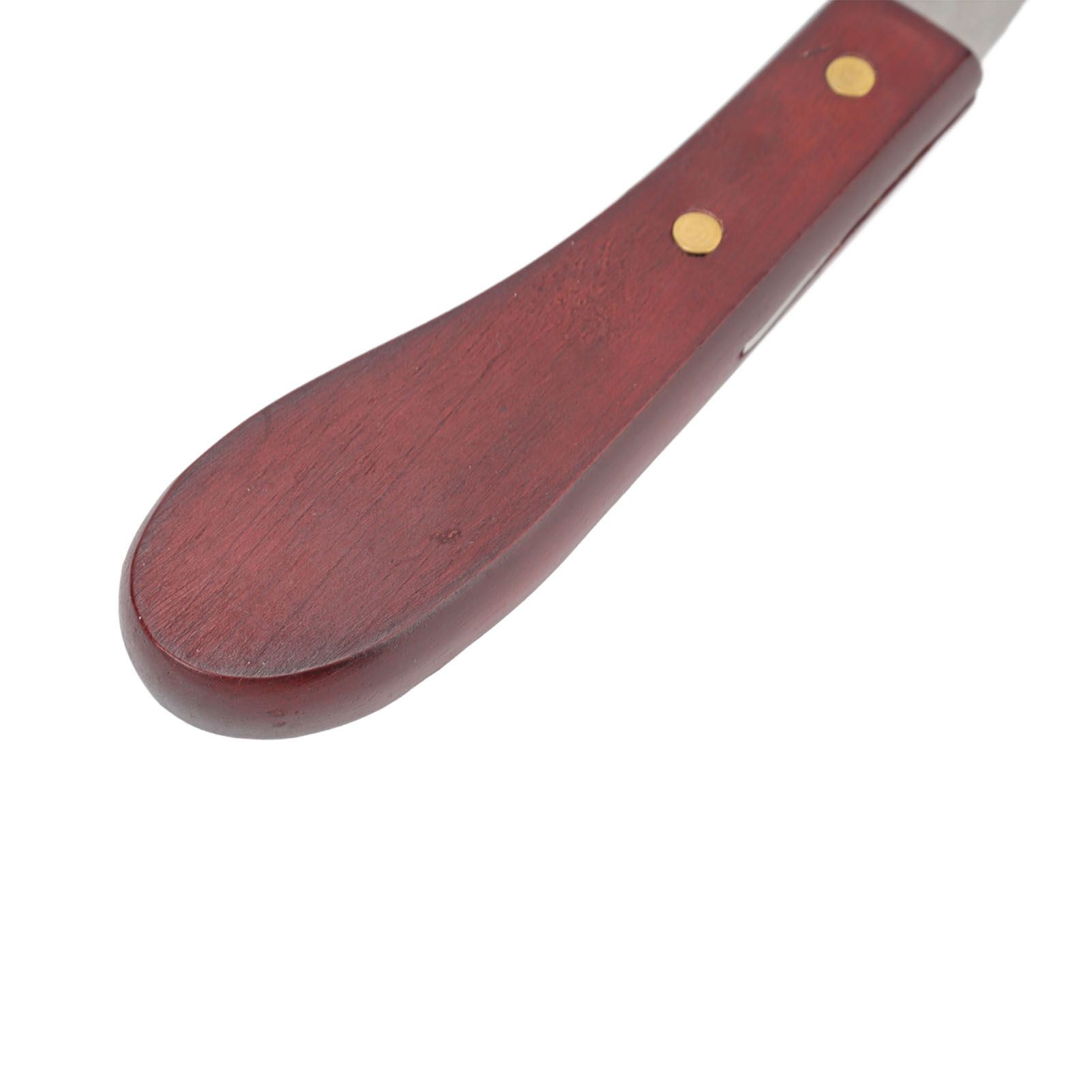Hoof Knife Razor Stainless Steel Double Sided Blade Ergonomic Wooden Handle view 15