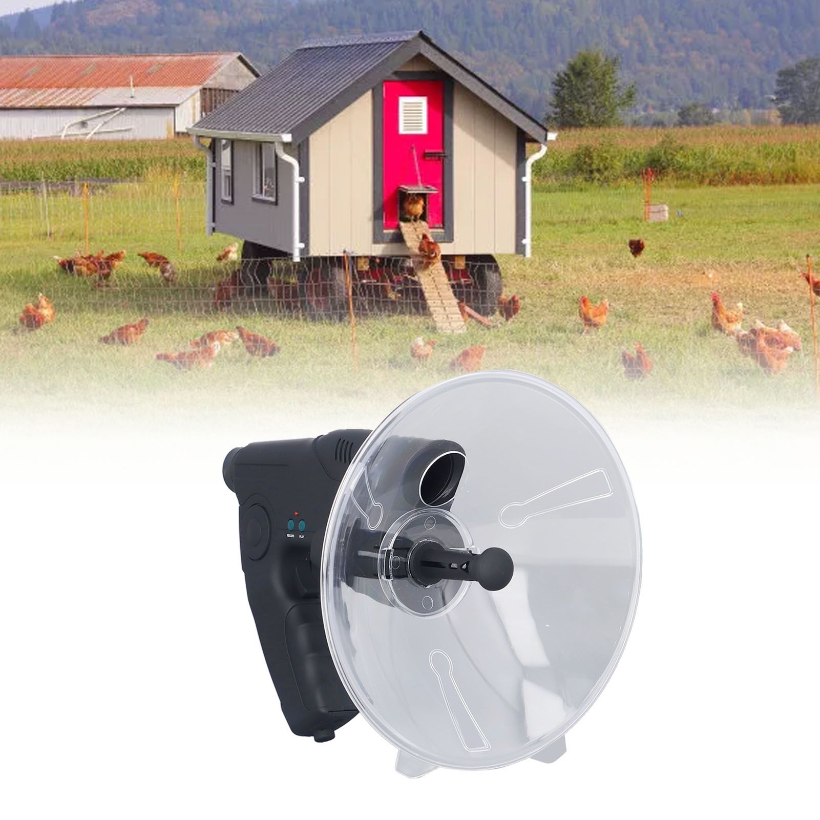 Bird Watching Instrument Low Energy Consumption ABS Engineering Plastic Black view 11
