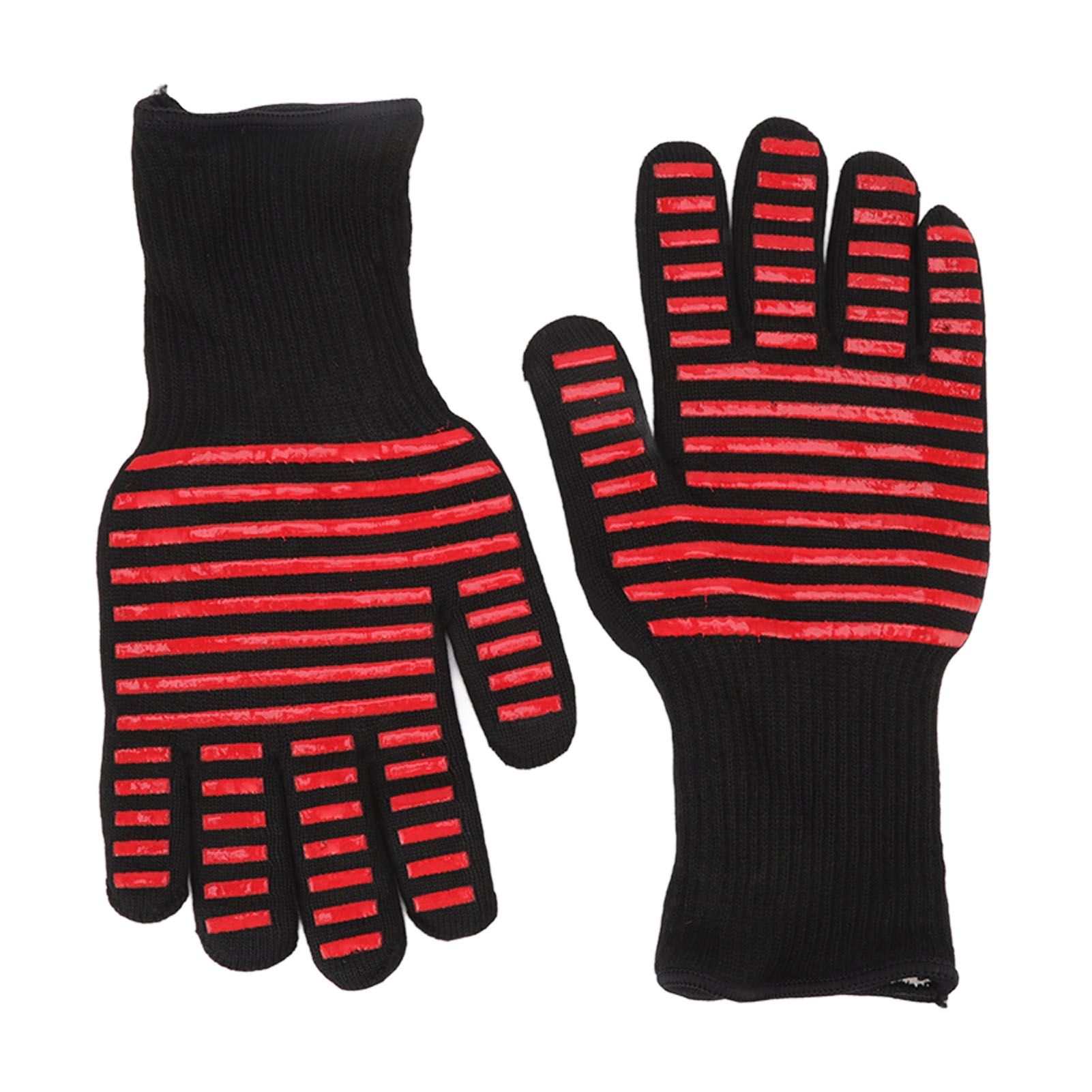 2PCS BBQ Fire Gloves Flame Retardant High Temperature Resistant Microwave Oven view 5