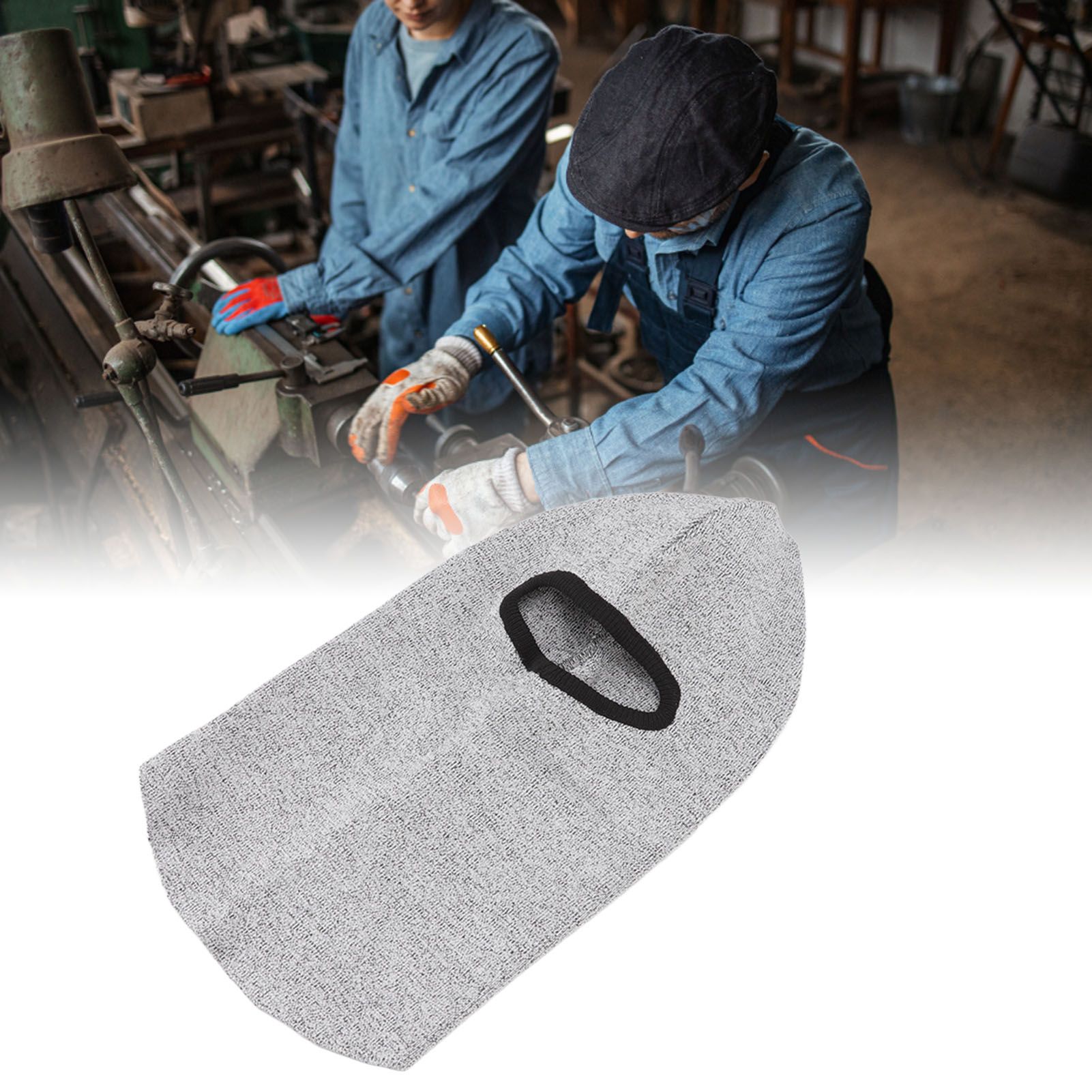 4 Sided Protection Anti Cut Head Cover Comfortable Breathable Anti Cut Full view 11