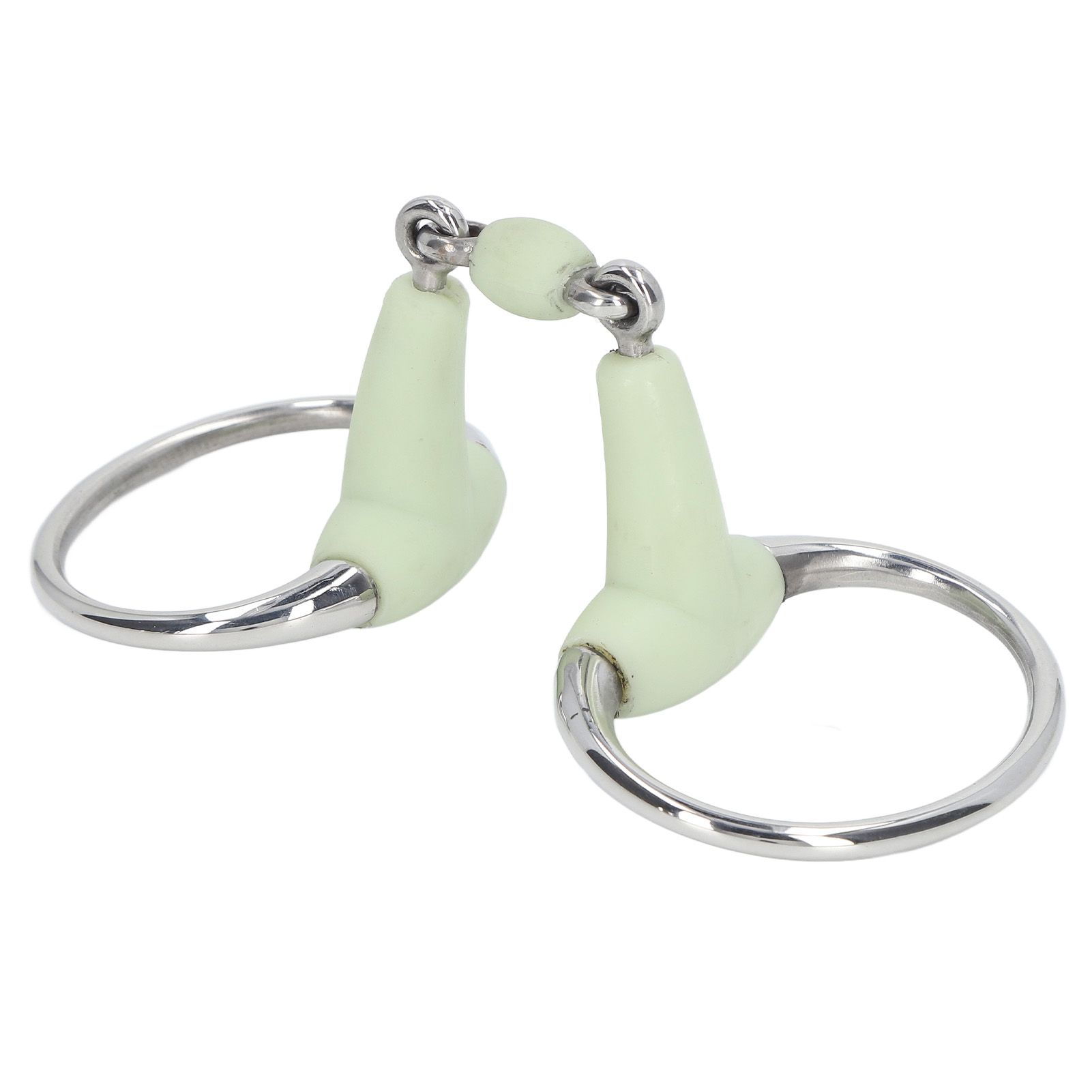 Horse Snaffle Bit Stainless Steel Horse Snaffle Roller Garden Breeding Mouth — image 1