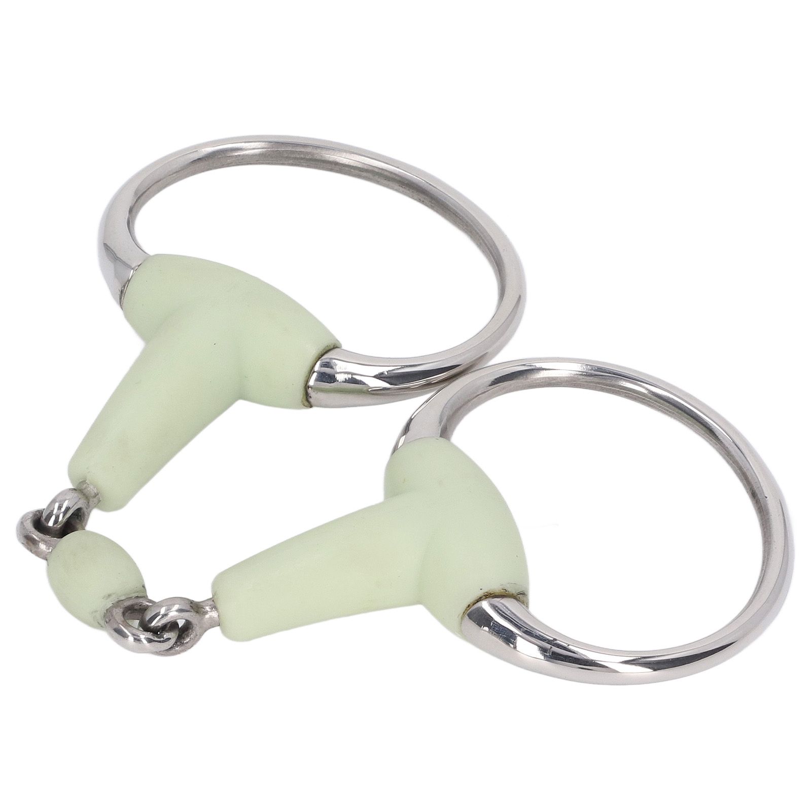 Horse Snaffle Bit Stainless Steel Horse Snaffle Roller Garden Breeding Mouth view 2