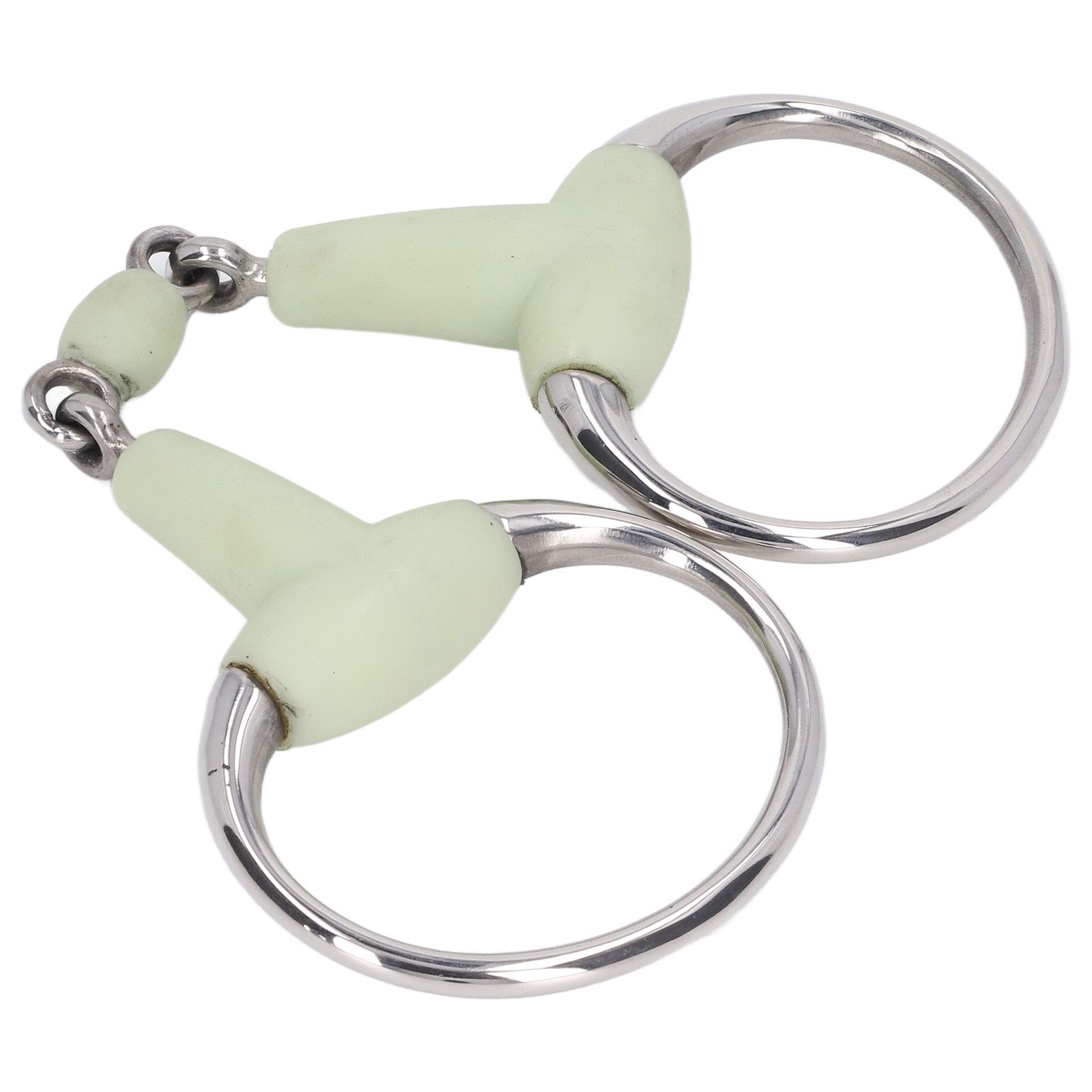 Horse Snaffle Bit Stainless Steel Horse Snaffle Roller Garden Breeding Mouth view 3