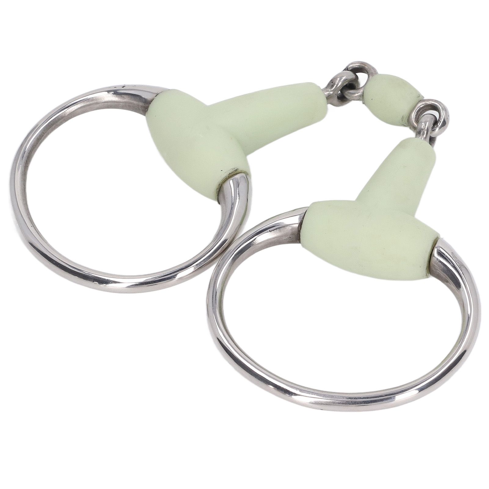 Horse Snaffle Bit Stainless Steel Horse Snaffle Roller Garden Breeding Mouth view 4