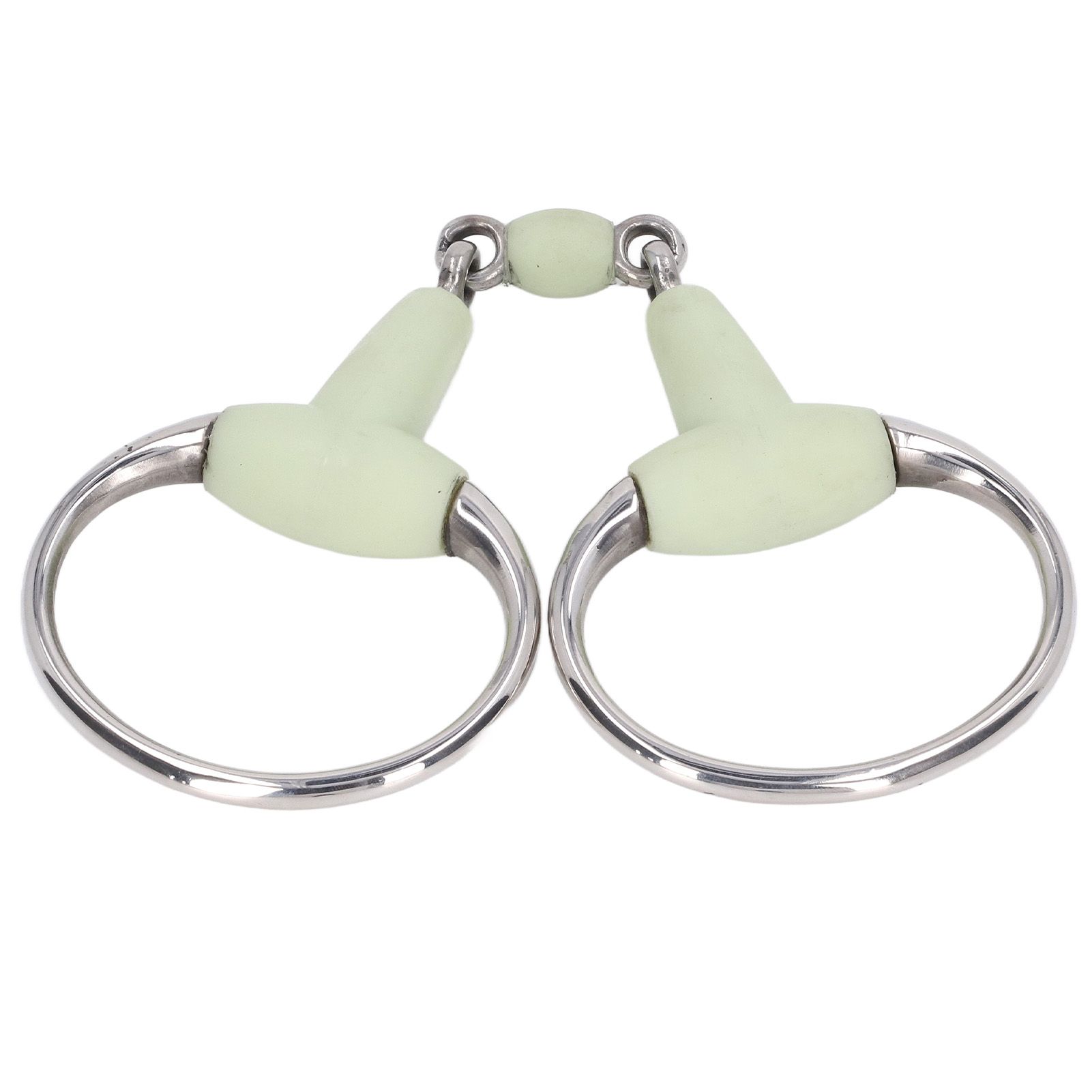 Horse Snaffle Bit Stainless Steel Horse Snaffle Roller Garden Breeding Mouth view 6